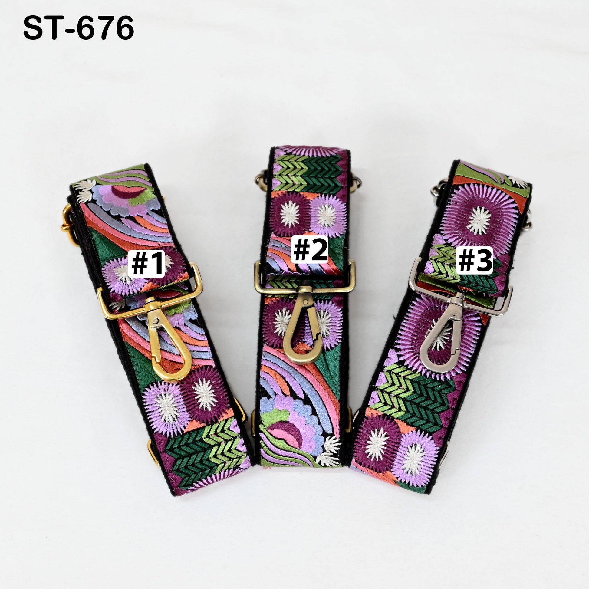 Adjustable Handbag Boho Bag Strap Embroidered Camera Strap Crossbody Strap for Purses Embroidery Replacement Guitar Strap Gift for Daughter