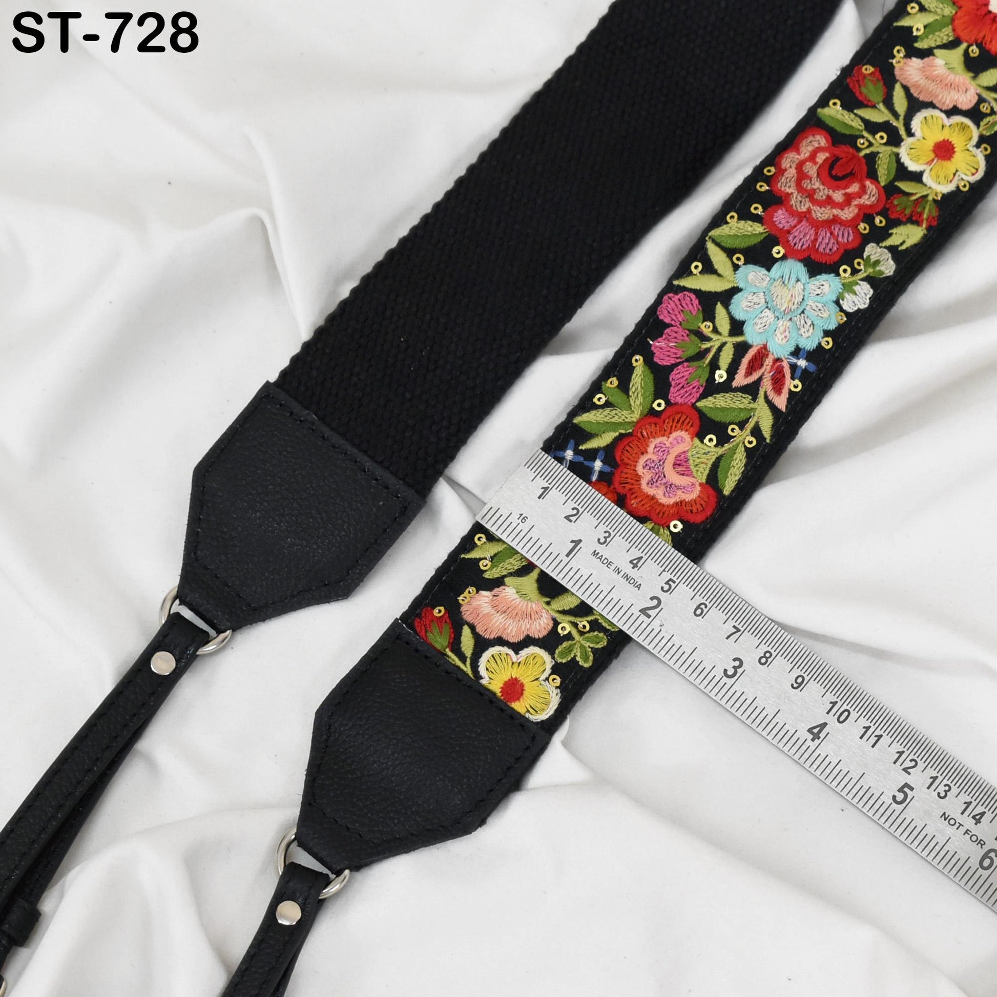 Camera Strap Photographer Sling Leather Strap Embroidery DSLR Camera Accessories Camera Holder Neck Shoulder Strap Christmas Gift for Mother