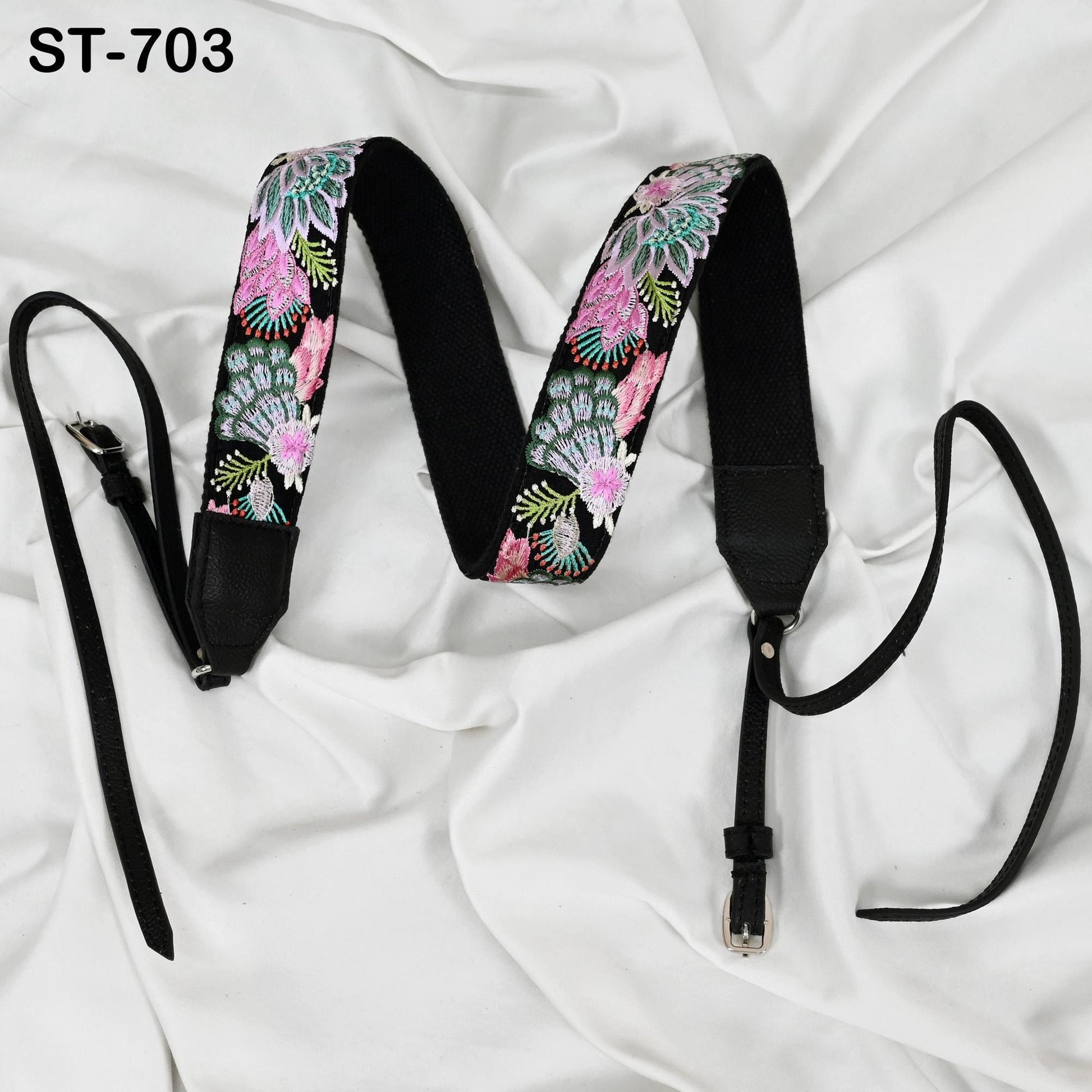 Sling Camera Strap Photographer Leather Strap Embroidery DSLR Camera Accessories Camera Holder Neck Shoulder Strap Christmas Gifts Boyfriend