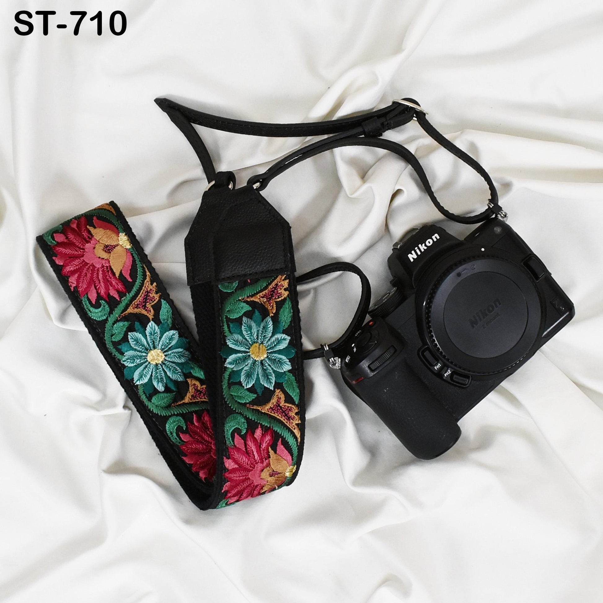 Black Leather Strap Camera Neck Shoulder Strap Sling Strap Photographer DSLR Camera Accessories Camera Holder Christmas Gift Brother, Friend