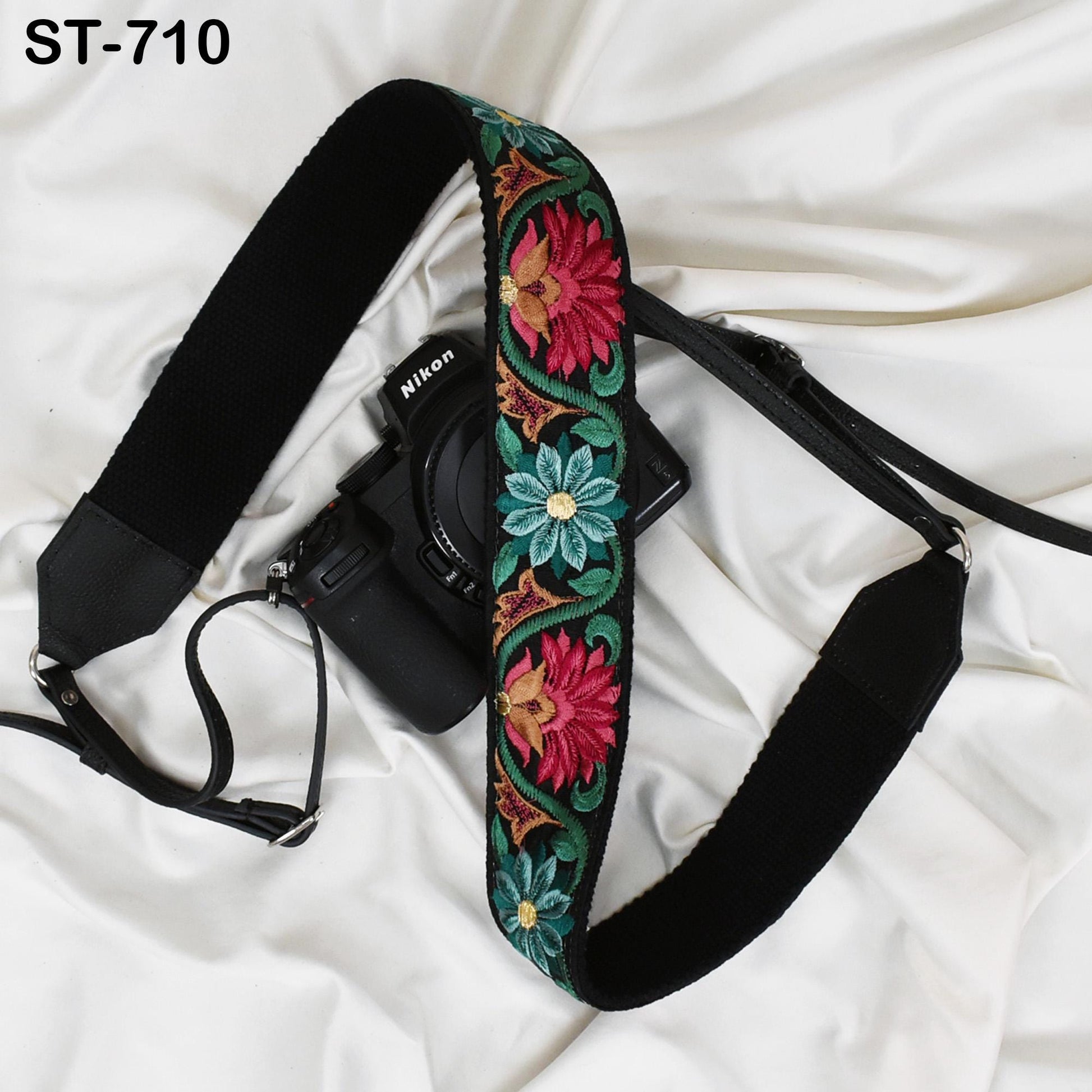 Black Leather Strap Camera Neck Shoulder Strap Sling Strap Photographer DSLR Camera Accessories Camera Holder Christmas Gift Brother, Friend