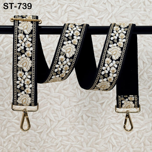 Embroidery Replacement Strap Purse Strap Crossbody Strap for Purses Embroidered Bags Strap Boho Guitar Strap Handbag Strap gift for Mother