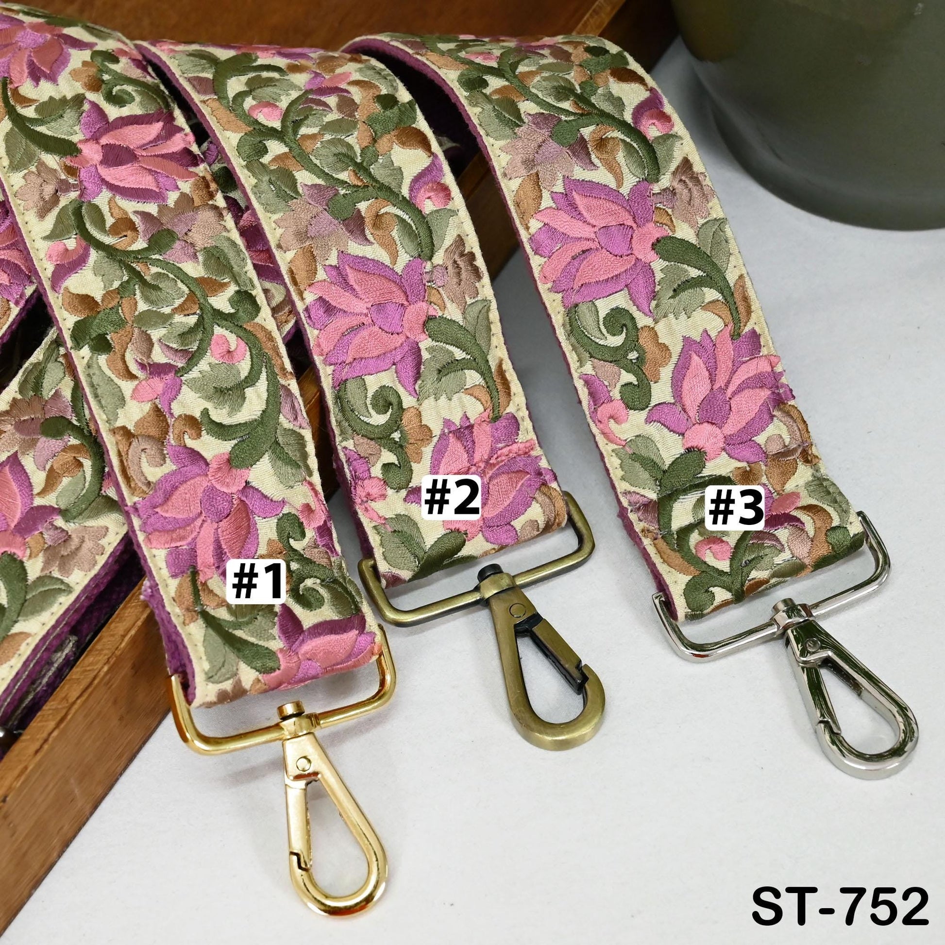 Embroidery Replacement Messenger Bag Strap Purse Strap Crossbody Strap for Purses Embroidered Strap Boho Guitar Camera Strap Gift for Mother