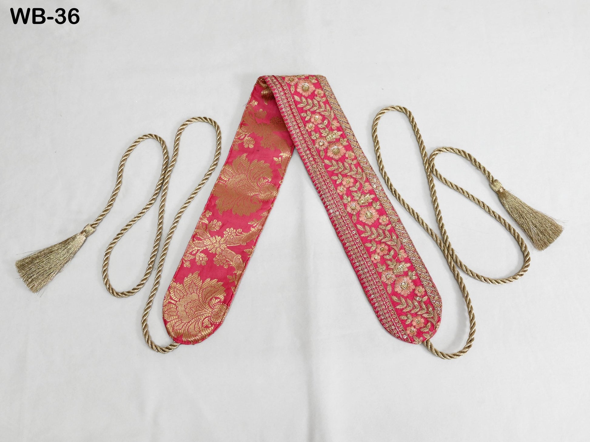 Reversible Embroidery Fabric Belt Obi Wrap Sash Belt Women Adjustable Bohemian Ethnic Customize Summer Wedding Dresses Unique Gift for Mom