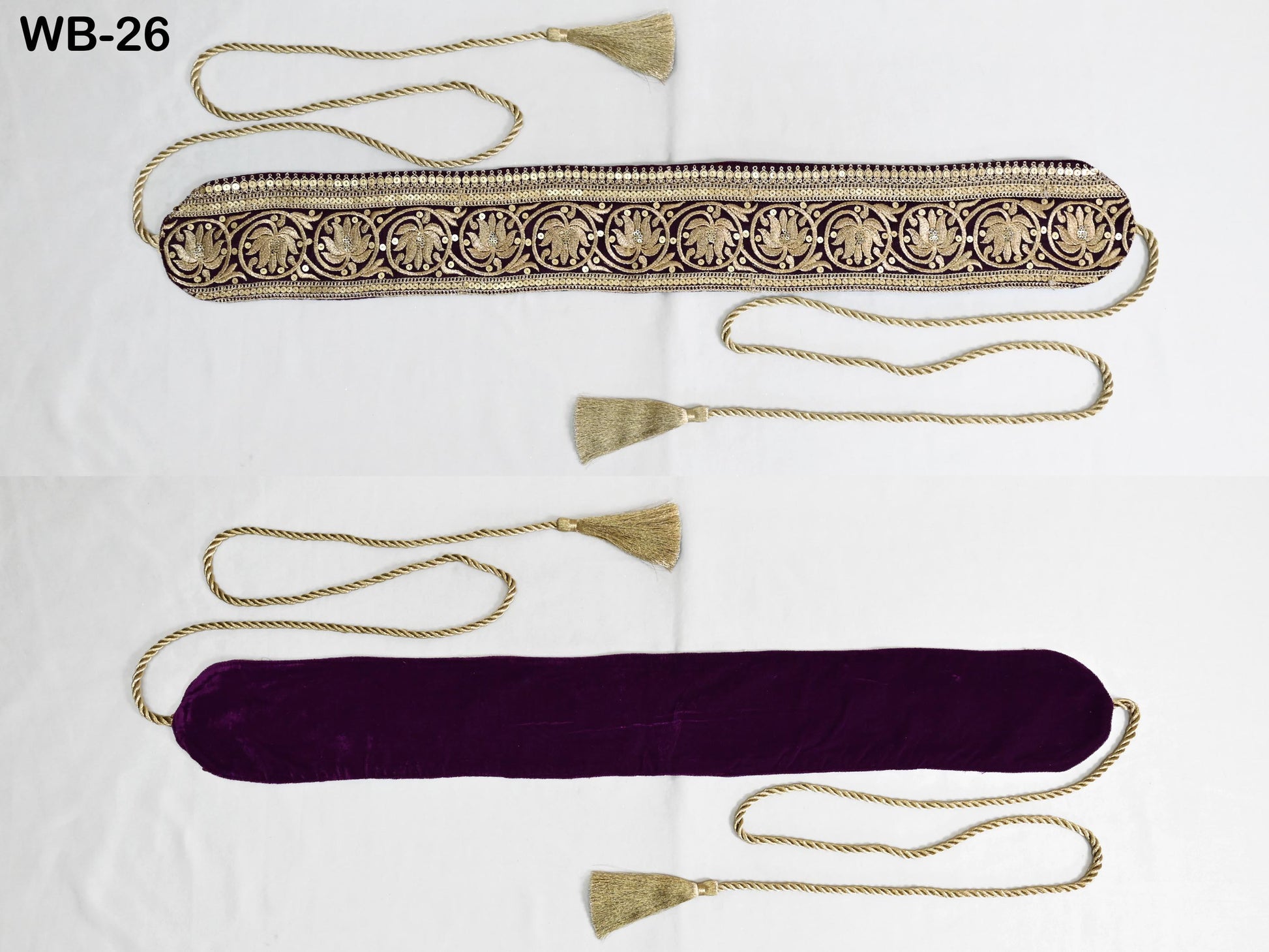 Reversible Embroidery Fabric Belt Gold Obi Wrap Women Sash Belt Adjustable Bohemian Ethnic Customize Summer Wedding Dress Gift for Friend