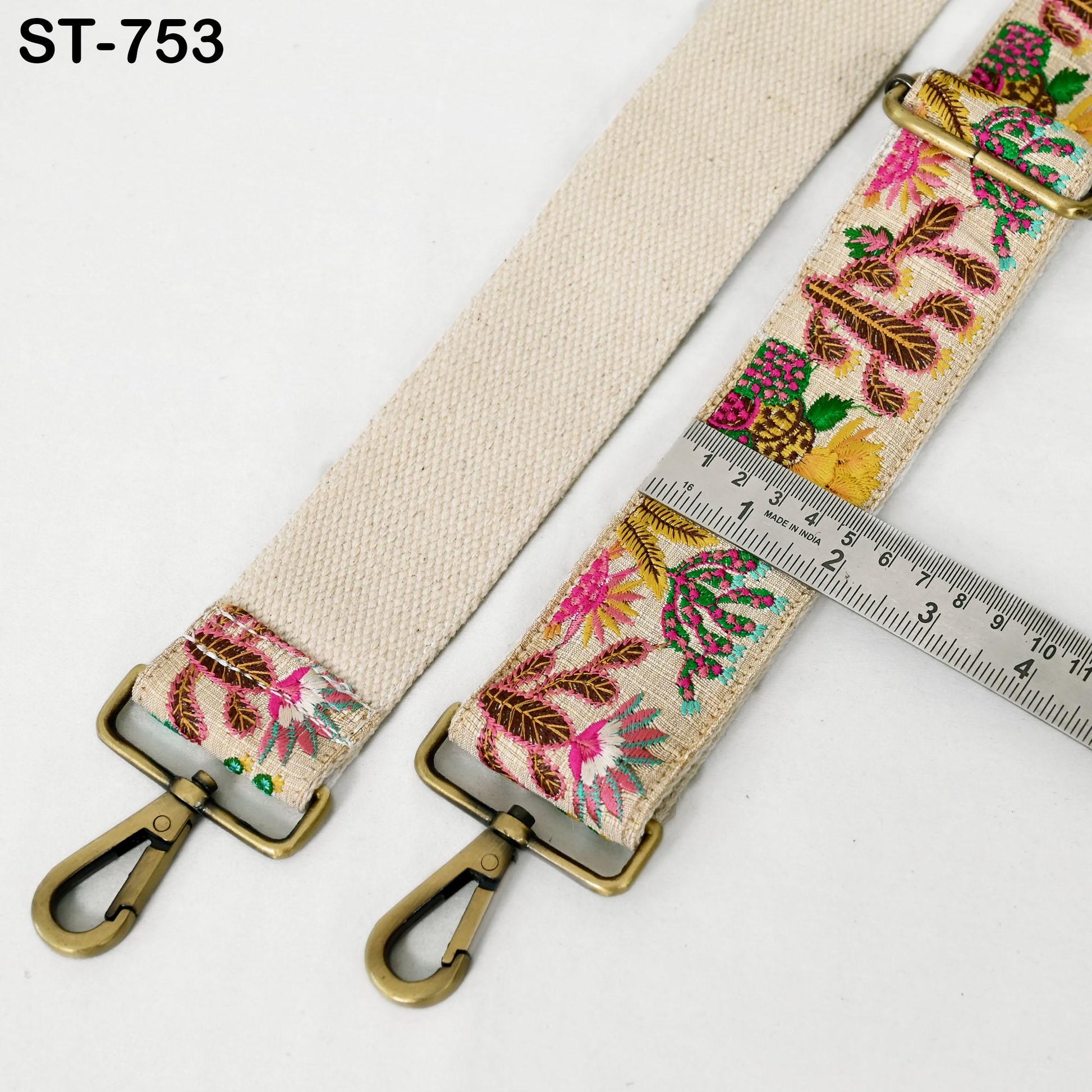 Embroidered Purse Strap Crossbody Strap for Purses Handbag Boho Bag Strap Cactus Embroidery Replacement Strap Boho Guitar Strap Gift for Mom