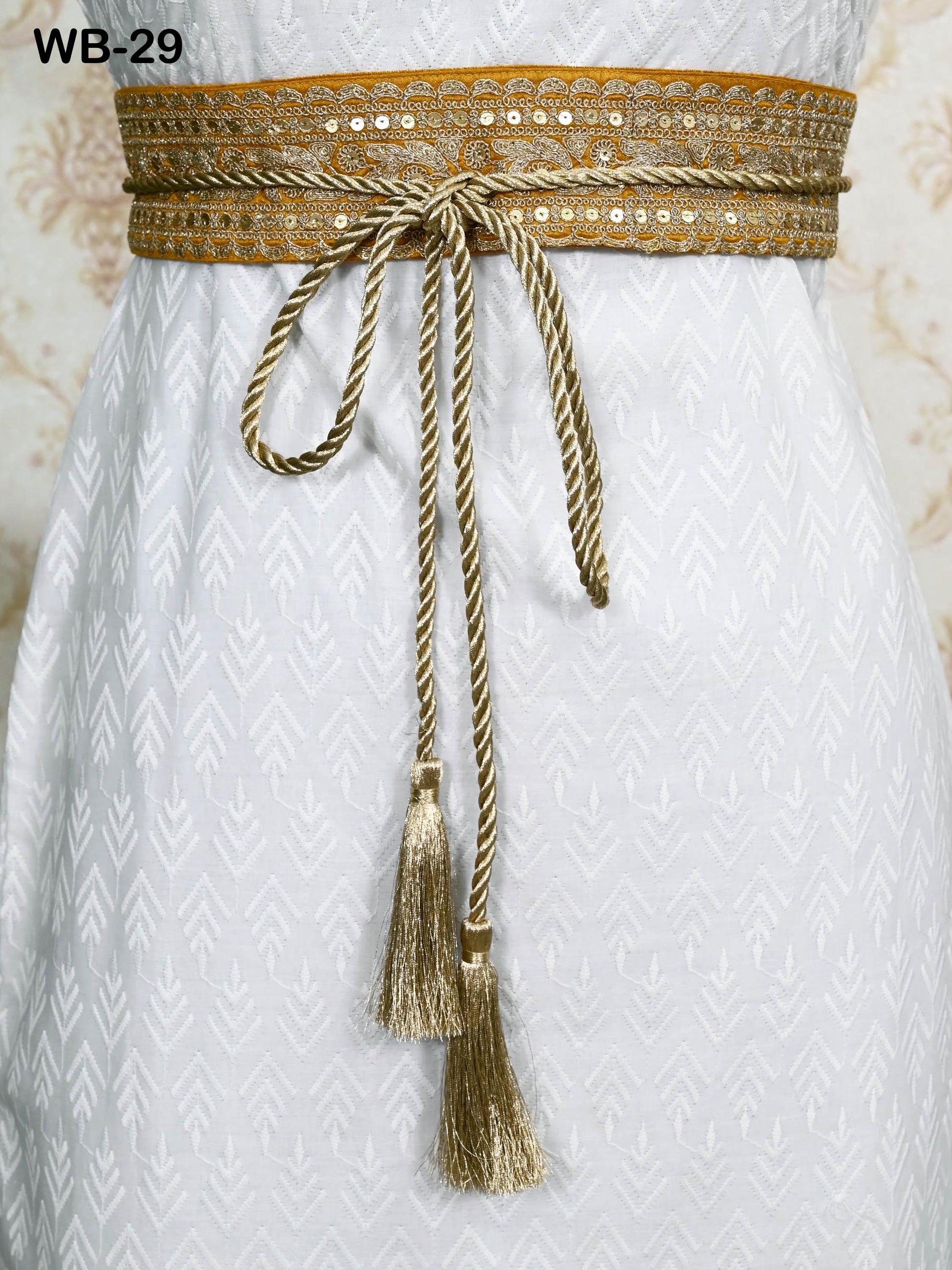 Reversible Embroidery Fabric Belt Velvet Obi Wrap Women Sash Belt Adjustable Bohemian Ethnic Customize Summer Wedding Dress Gift for Sister