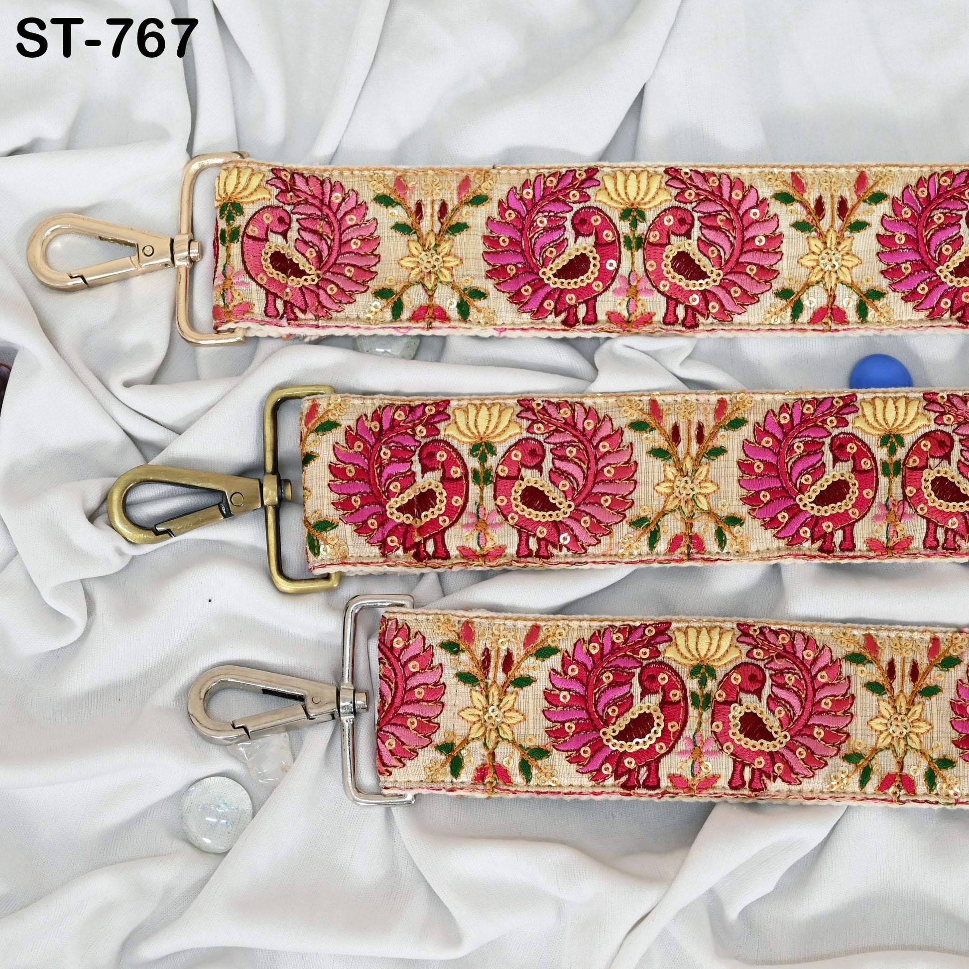 Embroidered Purse Strap Crossbody Strap for Purses Handbag Boho Bag Strap Floral Embroidery Replacement Strap Boho Guitar Strap Gift for Mom