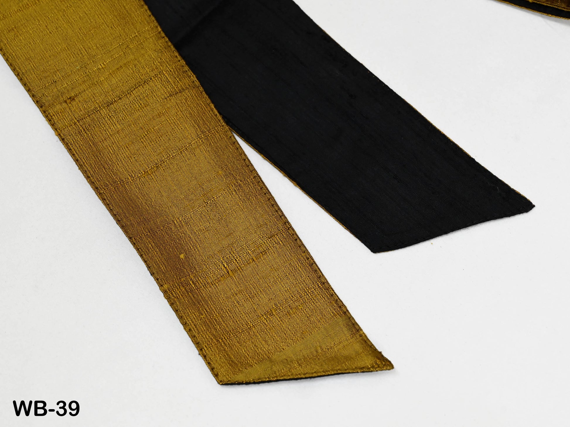 Silk Shantun Reversible Fabric Belt Brown Black Obi Wrap Women Sash Belt Adjustable Customized Wedding Dress Gift for Friend Wrap & Tie
