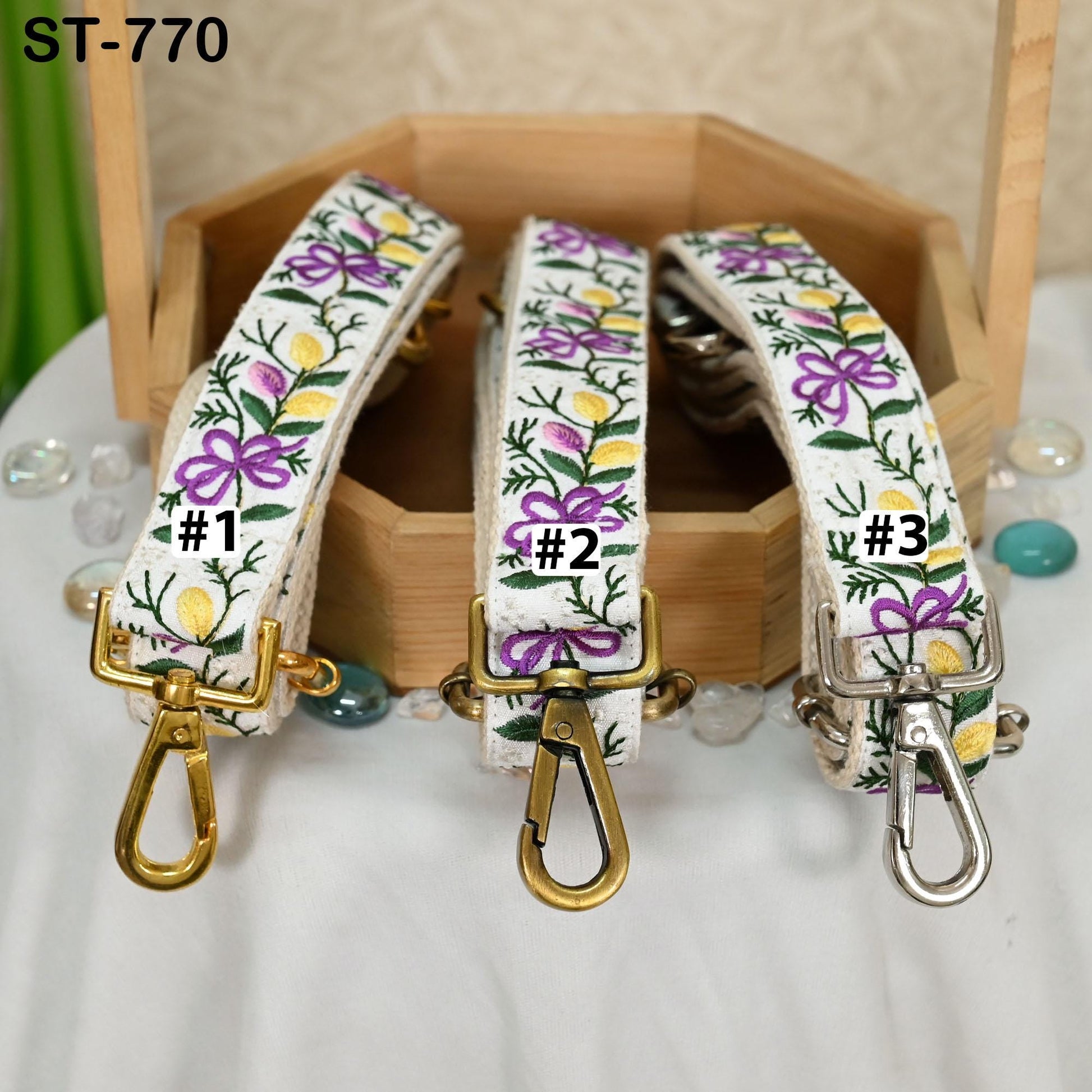 Messenger Bag Crossbody Straps Replacement Shoulder Tote Bags Strap for Purses Embroidered Boho Guitar Strap Handbag Strap Gift for Mother