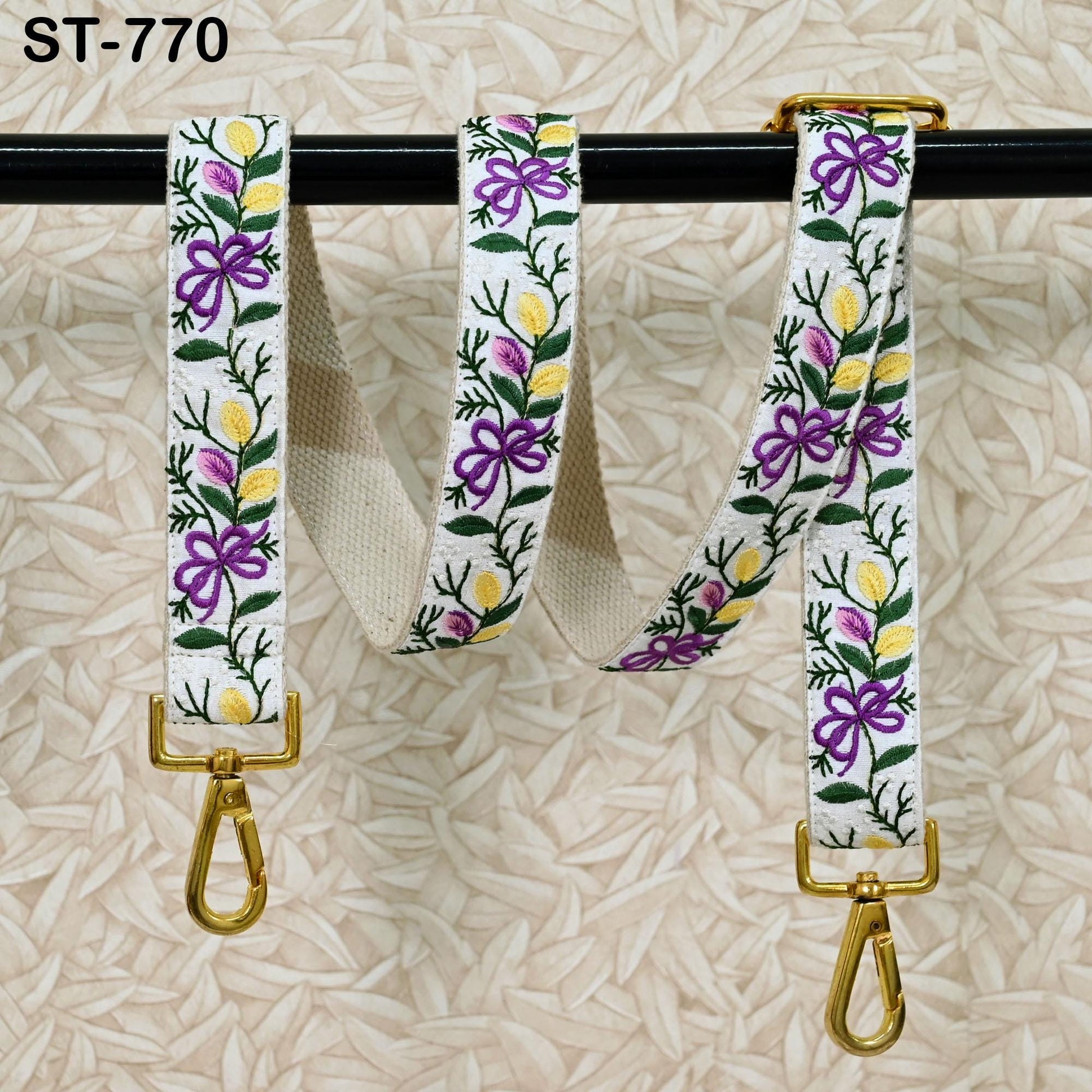 Messenger Bag Crossbody Straps Replacement Shoulder Tote Bags Strap for Purses Embroidered Boho Guitar Strap Handbag Strap Gift for Mother