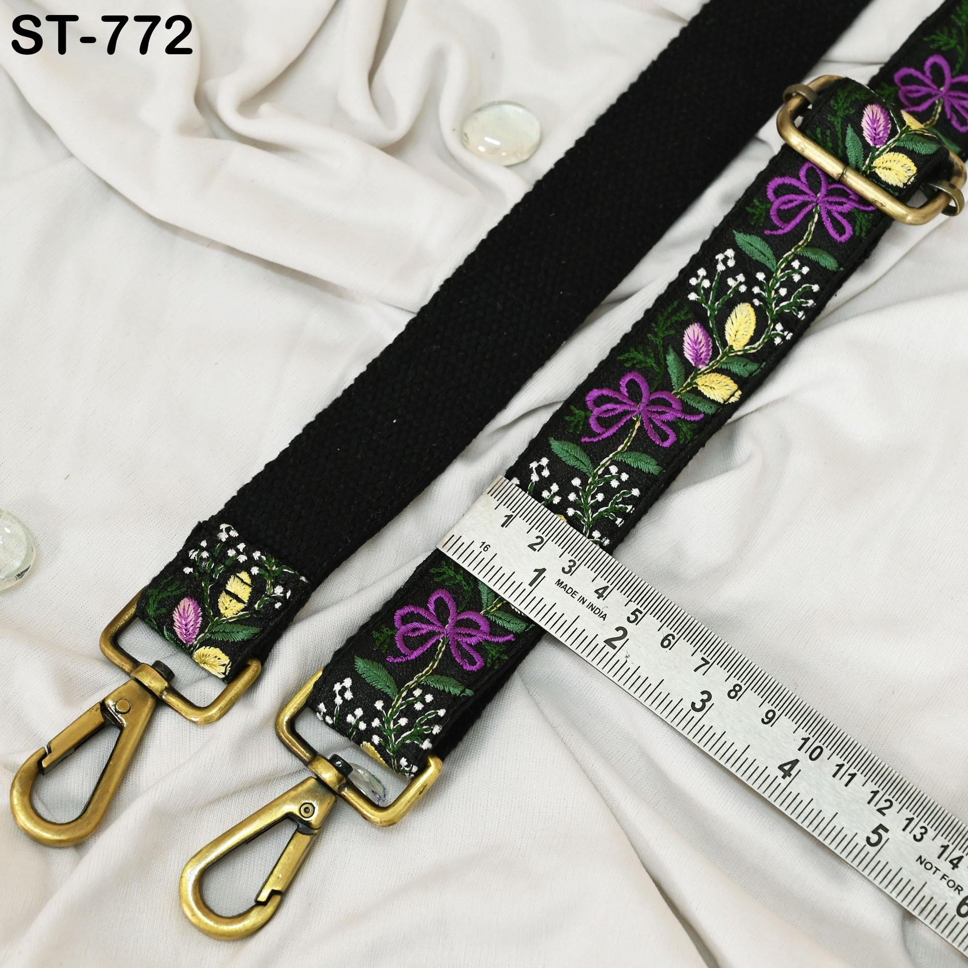 Messenger Bag Crossbody Straps Replacement Shoulder Tote Bags Strap for Purses Embroidered Boho Guitar Strap Handbag Strap Gift for Mother