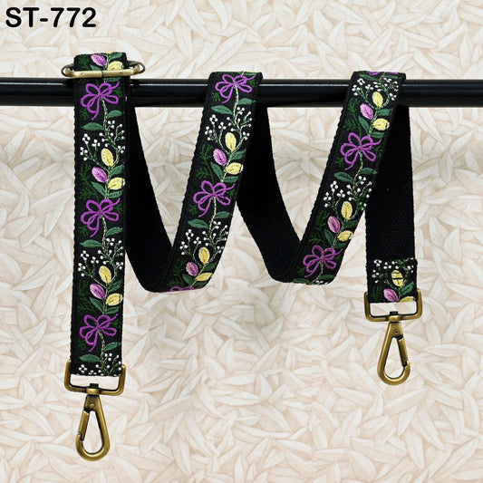 Messenger Bag Crossbody Straps Replacement Shoulder Tote Bags Strap for Purses Embroidered Boho Guitar Strap Handbag Strap Gift for Mother