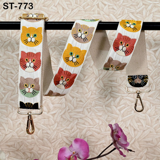 Embroidered Purse Strap Crossbody Strap for Purses Handbag Boho Bag Strap Embroidery Replacement Strap Boho Guitar Strap Gift Sister Mother