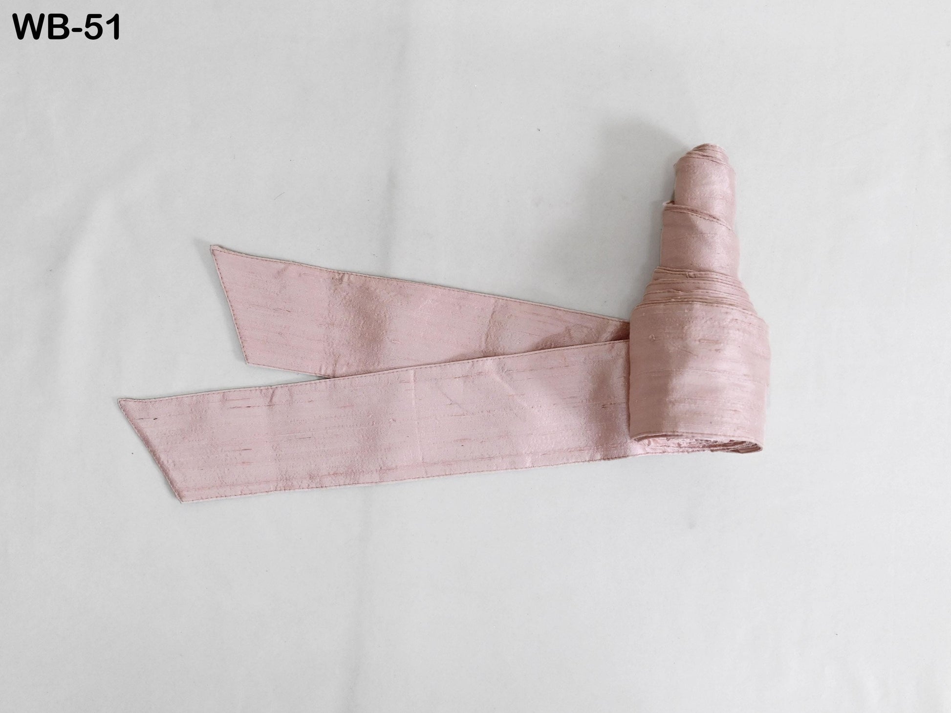 Pink Silk Shantung Fabric Belt Obi Wrap Women Sash Belt Adjustable Customized Wedding Dress Gift Sister Wrap & Tie Dupioni Silk