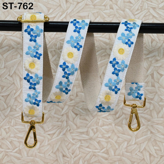 Gift for Mother Messenger Bag Crossbody Straps Replacement Shoulder Tote Bags Strap for Purses Embroidered Boho Guitar Strap Handbag Strap