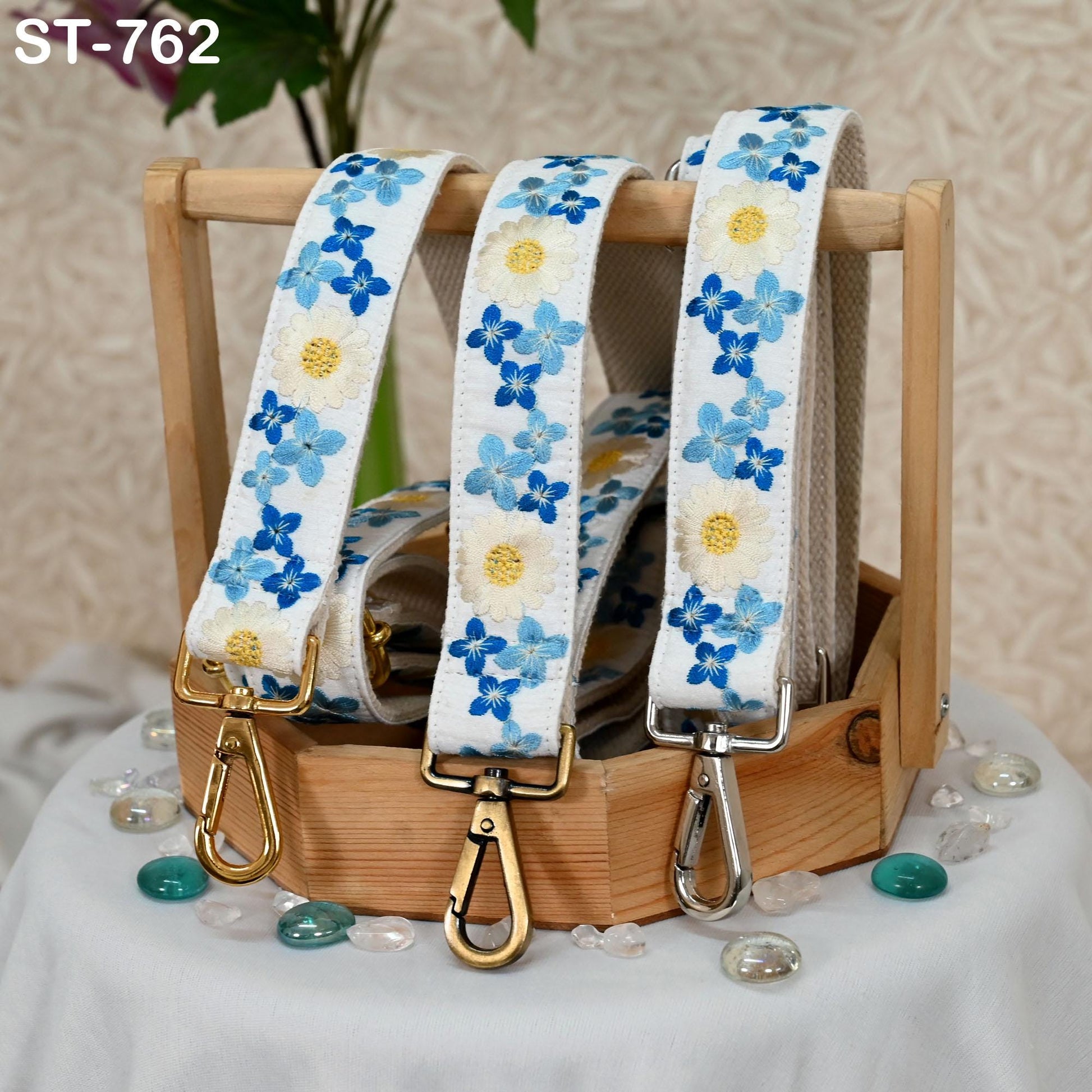 Gift for Mother Messenger Bag Crossbody Straps Replacement Shoulder Tote Bags Strap for Purses Embroidered Boho Guitar Strap Handbag Strap