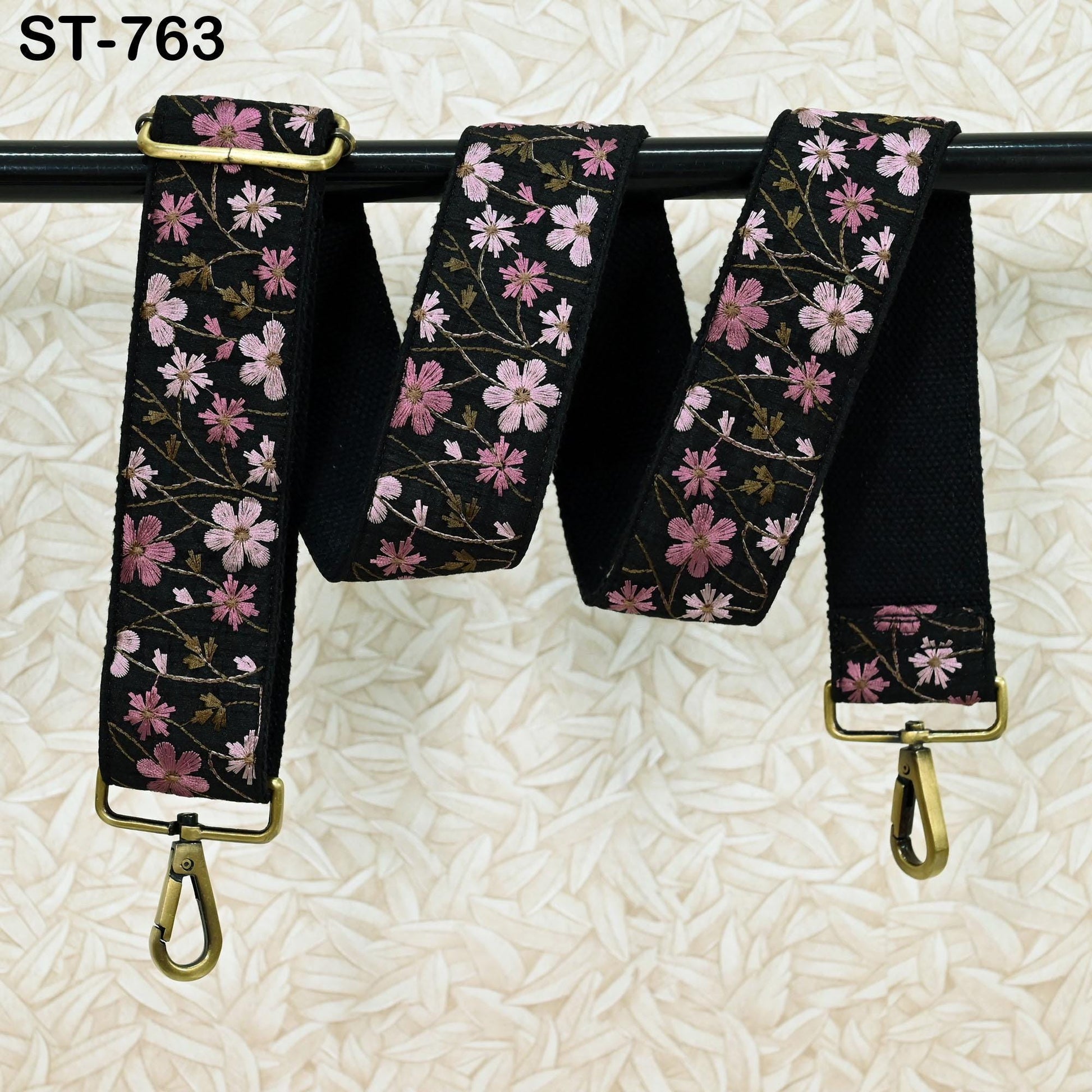 Embroidery Adjustable Camera Strap Crossbody Strap for Purses Embroidered Handbag Boho Bag Strap Replacement Strap Guitar Strap Gift for Mom