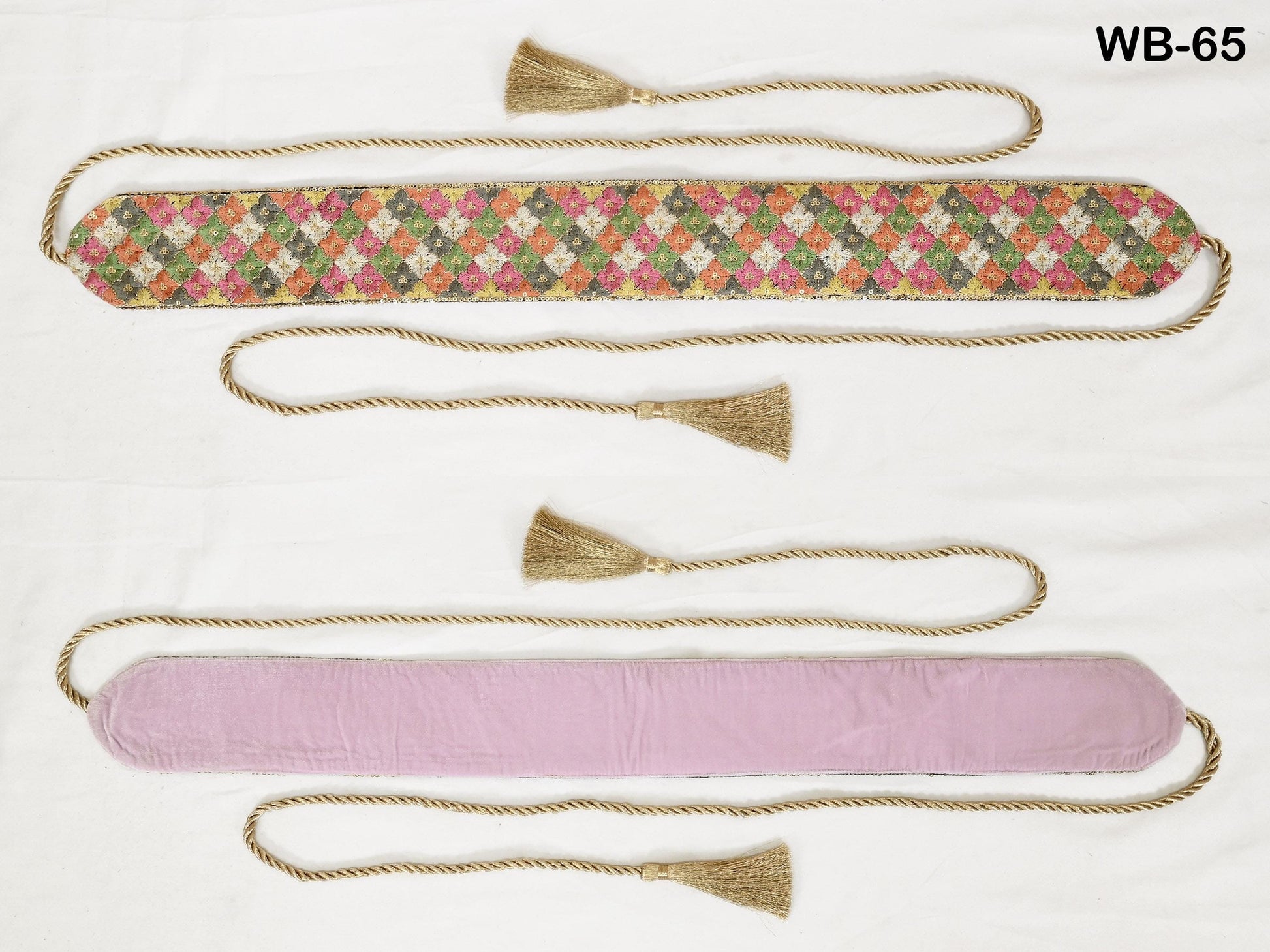 Reversible Embroidered Belt Obi Wrap Women Wedding Sash Belt Adjustable Bohemian Ethnic Customized Summer Dresses Christmas Gift Multicolor