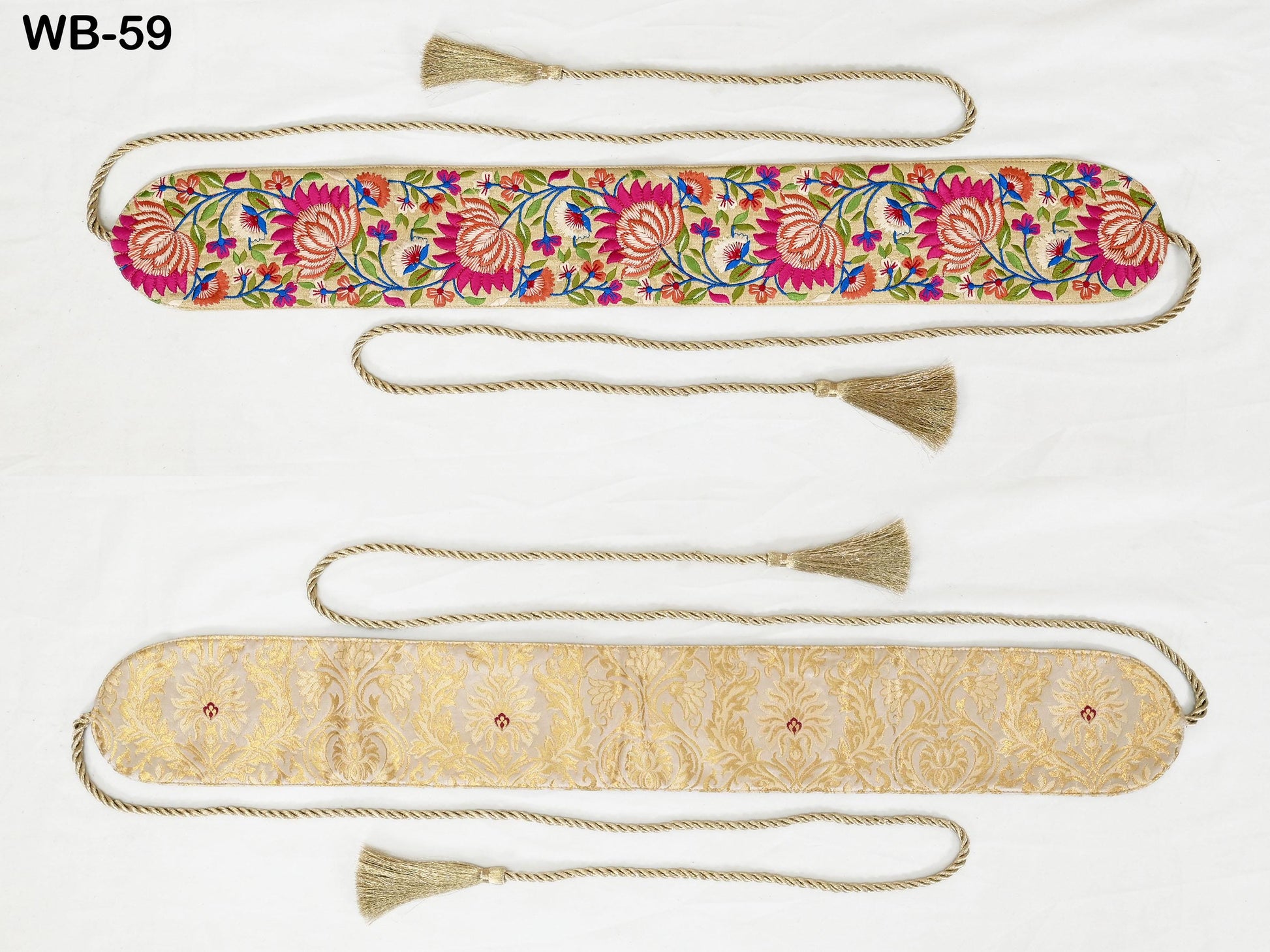 Reversible Embroidered Belt Obi Wrap Sash Belt Women Adjustable Bohemian Ethnic Customized Summer Wedding Dress Christmas Gift Friend