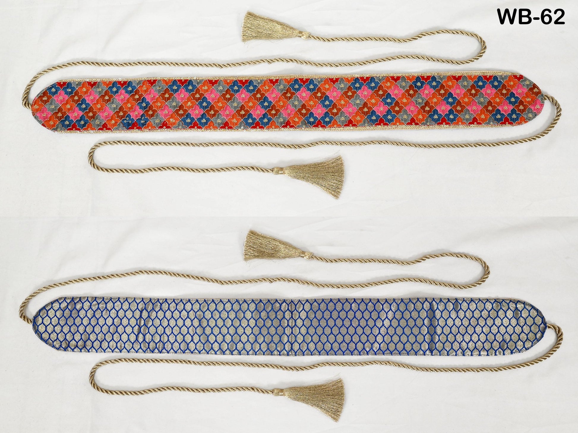 Reversible Embroidered Belt Brocade Obi Wrap Women Wedding Sash Belt Adjustable Bohemian Ethnic Customized Summer Dresses Anniversary Gift
