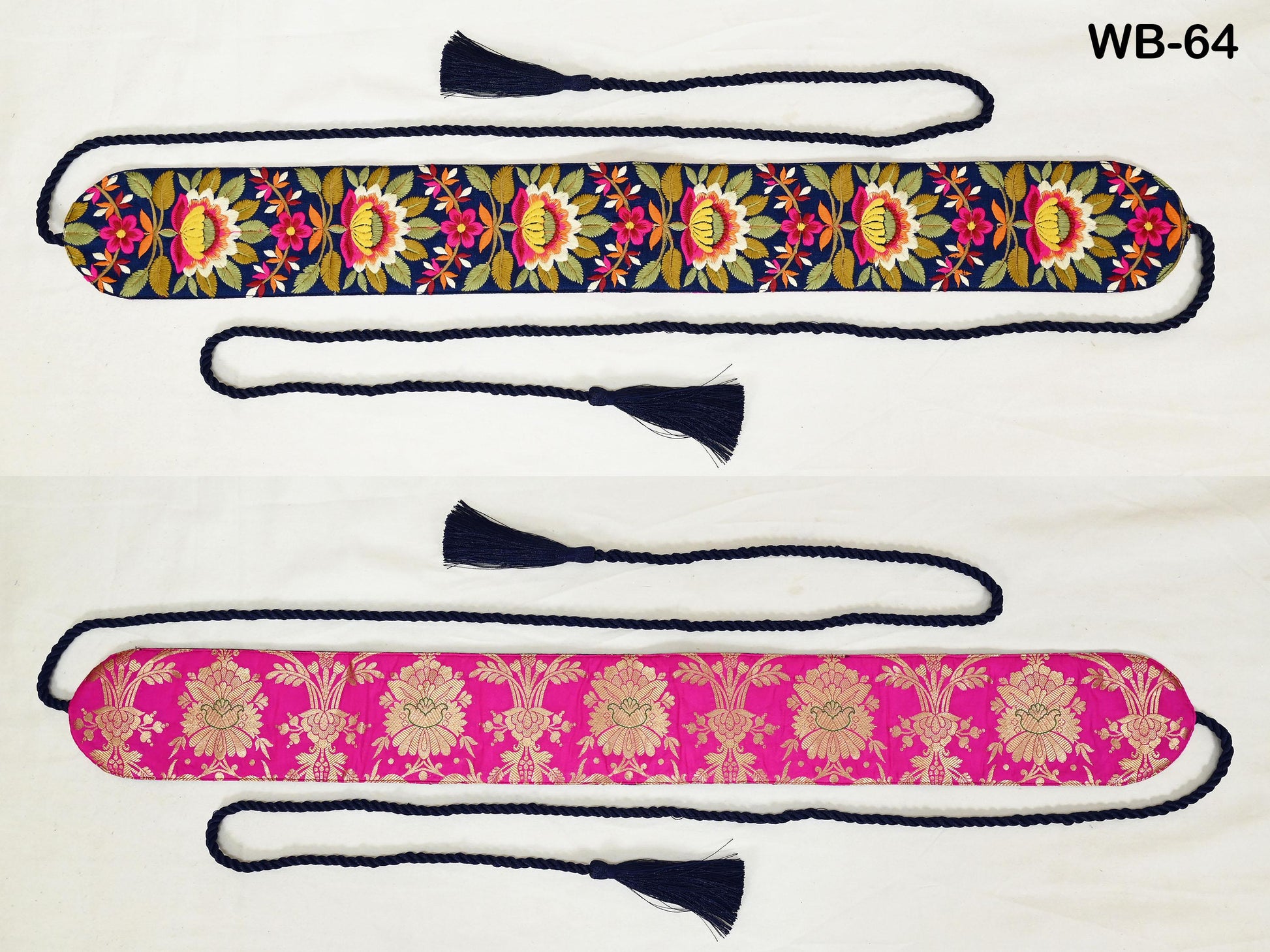 Reversible Embroidered Belt Obi Wrap Sash Belt Women Adjustable Bohemian Ethnic Customized Summer Wedding Dress Christmas Gift Mother