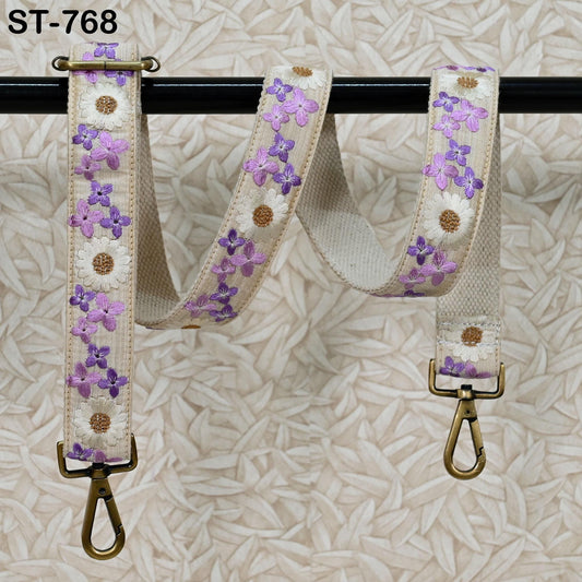 Messenger Bag Crossbody Straps Replacement Shoulder Tote Bags Strap for Purses Embroidered Boho Guitar Strap Handbag Strap Gift for Mother