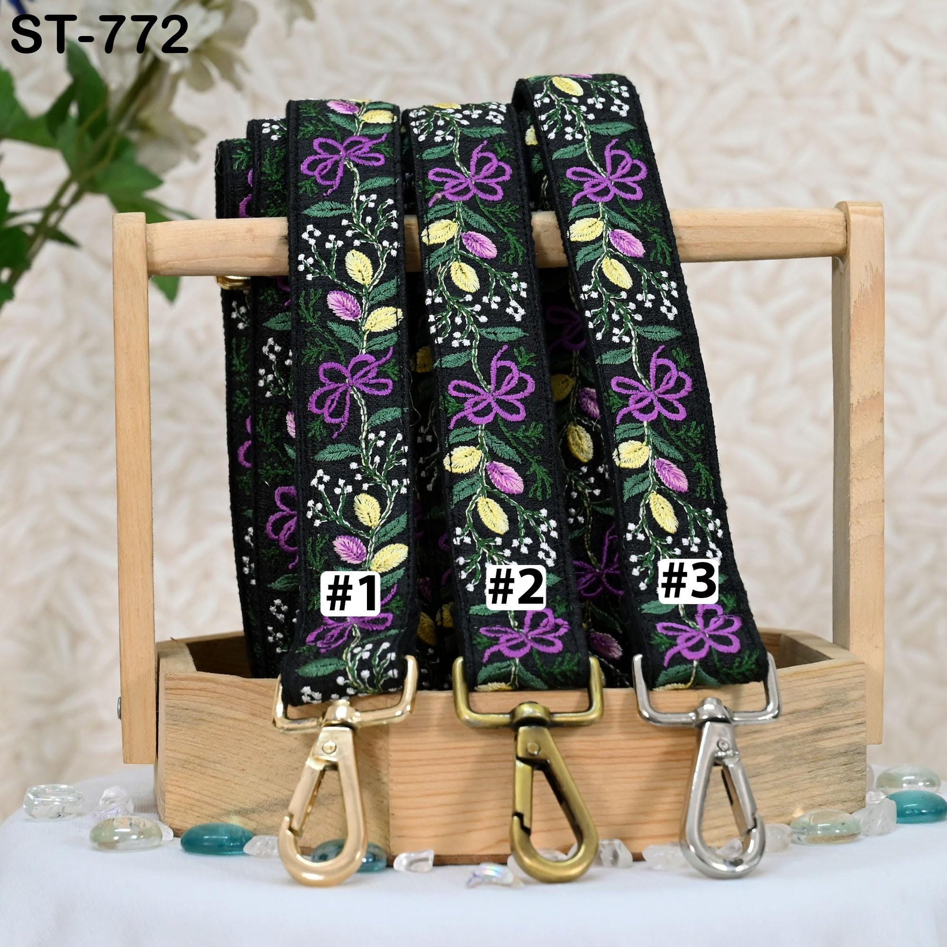 Messenger Bag Crossbody Straps Replacement Shoulder Tote Bags Strap for Purses Embroidered Boho Guitar Strap Handbag Strap Gift for Mother