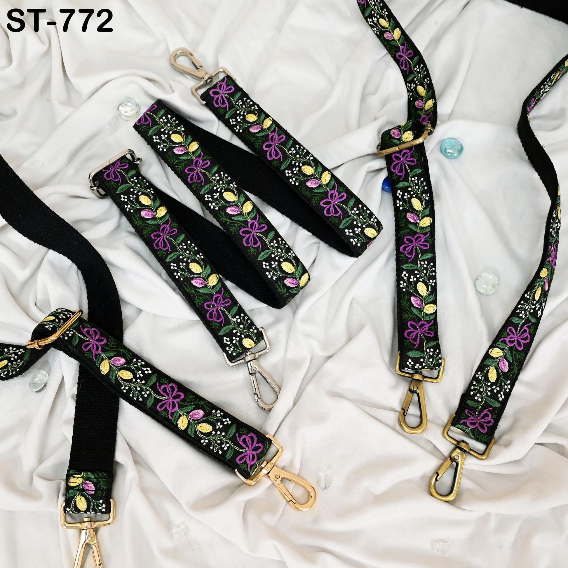 Messenger Bag Crossbody Straps Replacement Shoulder Tote Bags Strap for Purses Embroidered Boho Guitar Strap Handbag Strap Gift for Mother