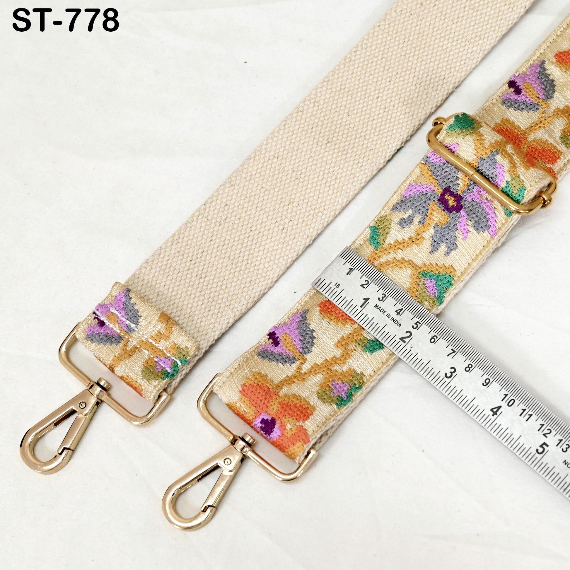 Replacement Handbag Boho Bag Strap Embroidered Camera Strap Crossbody Strap for Purses Embroidery Adjustable Guitar Strap Gift for Mother