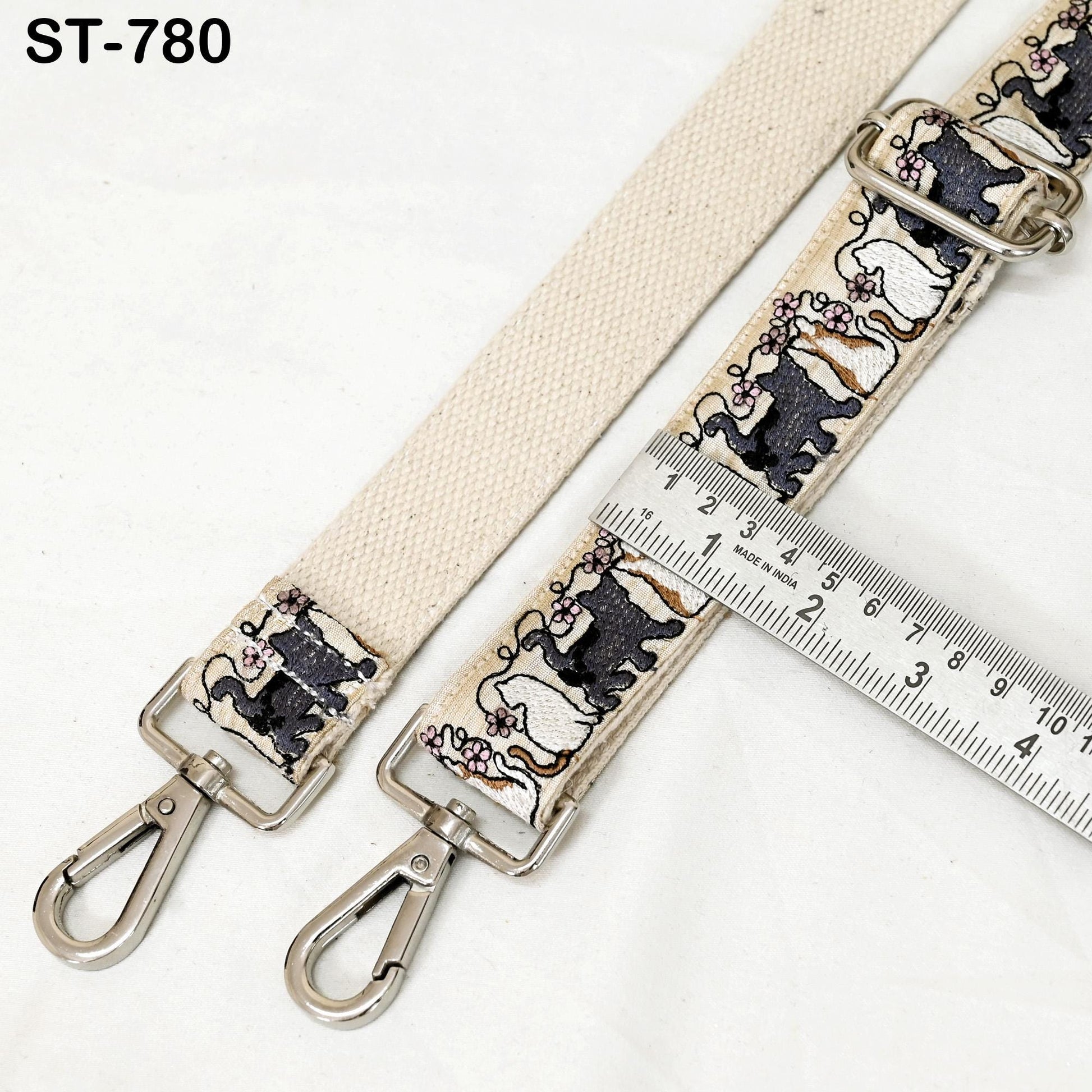 Embroidered Replacement Purse Strap Crossbody Strap for Purses Boho Bags Strap Embroidery Strap Boho Guitar Strap Handbag Strap gift for her
