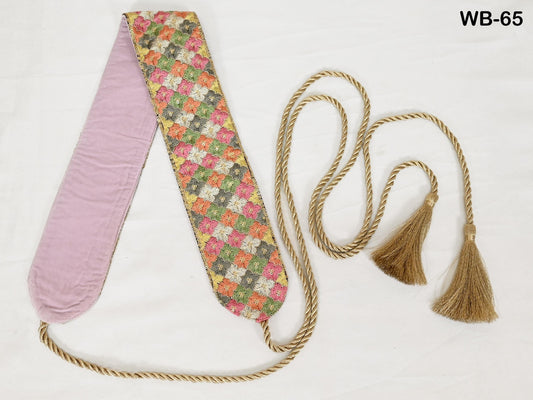 Reversible Embroidered Belt Obi Wrap Women Wedding Sash Belt Adjustable Bohemian Ethnic Customized Summer Dresses Christmas Gift Multicolor