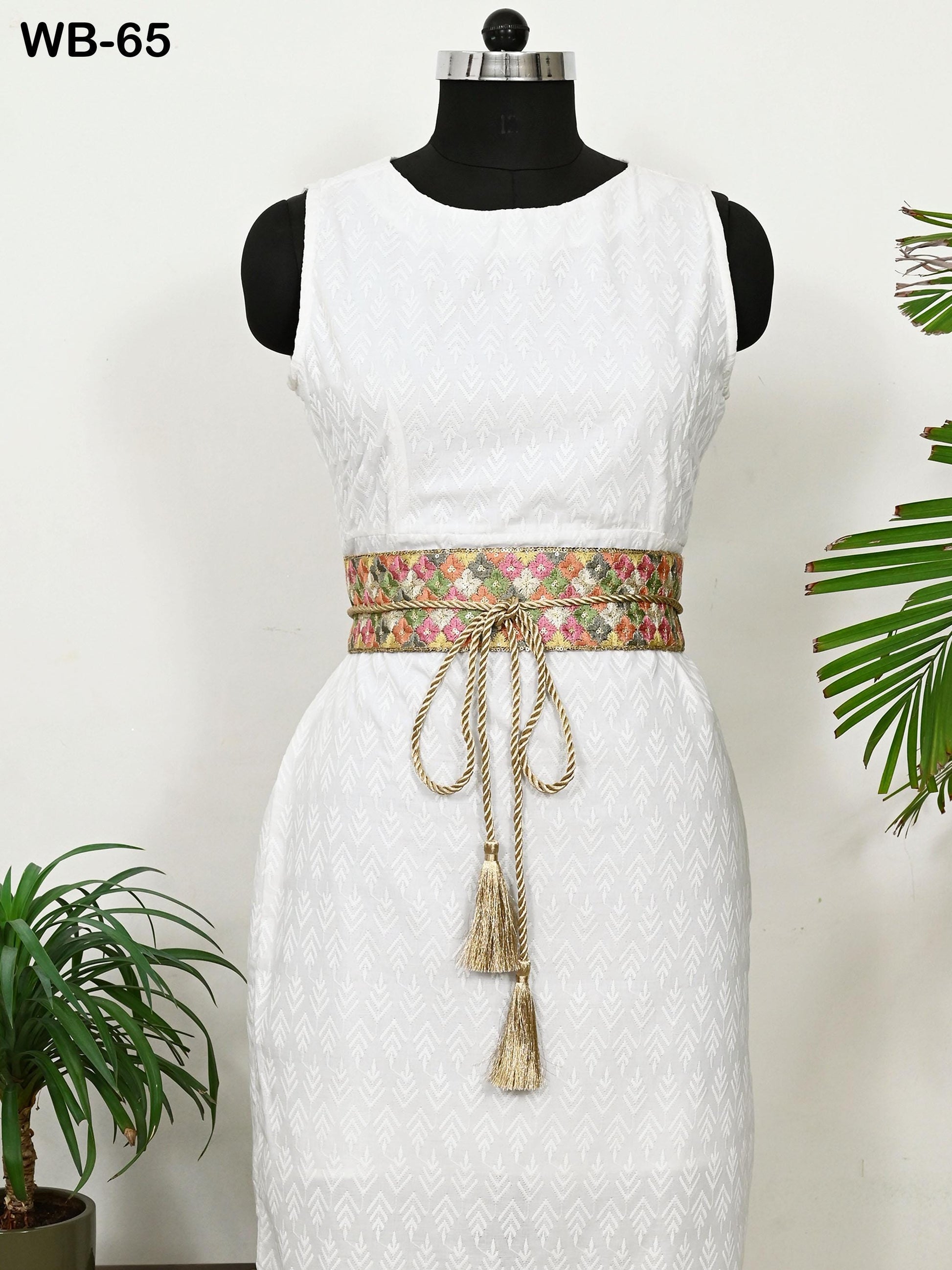 Reversible Embroidered Belt Obi Wrap Women Wedding Sash Belt Adjustable Bohemian Ethnic Customized Summer Dresses Christmas Gift Multicolor