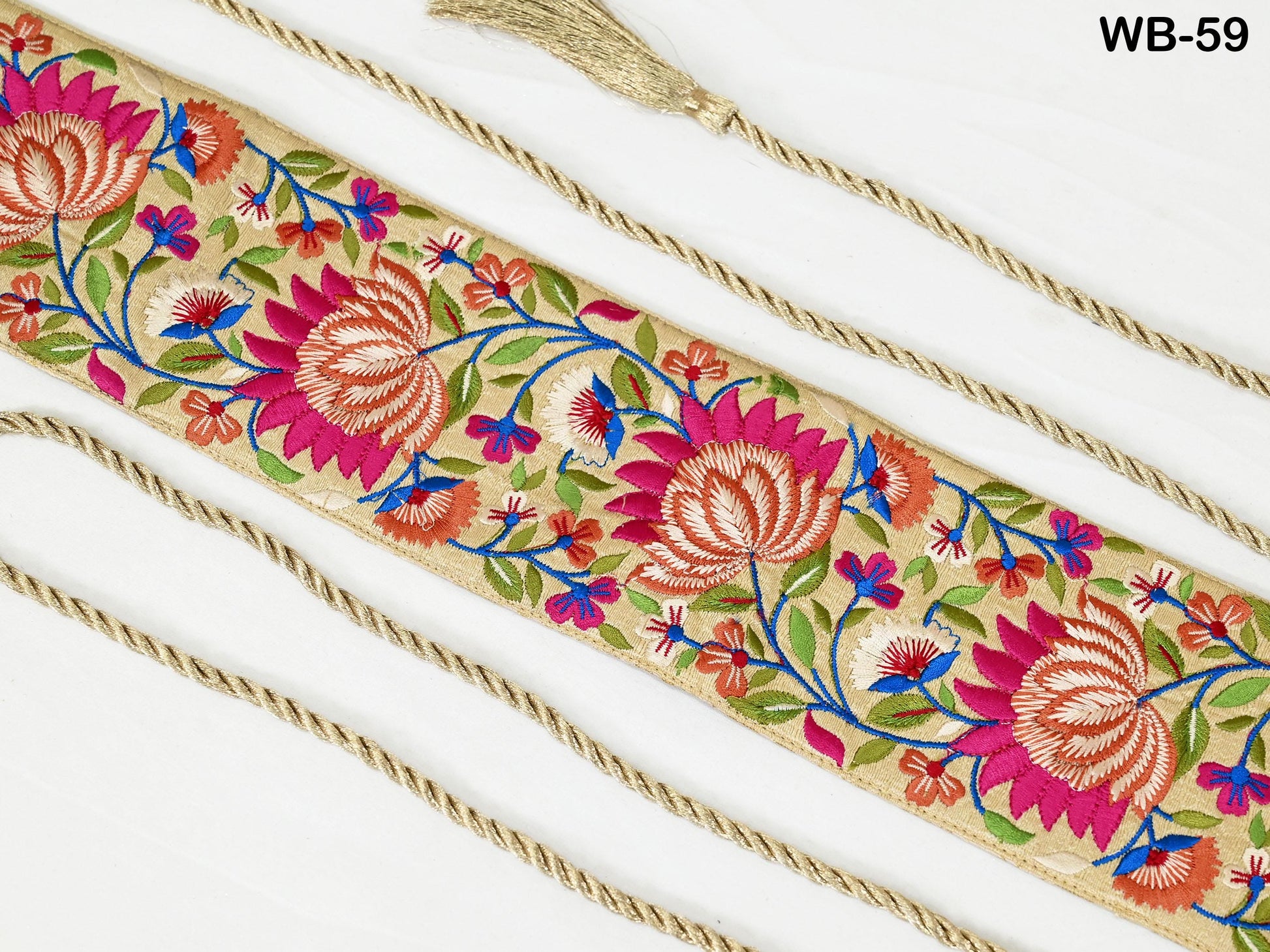 Reversible Embroidered Belt Obi Wrap Sash Belt Women Adjustable Bohemian Ethnic Customized Summer Wedding Dress Christmas Gift Friend