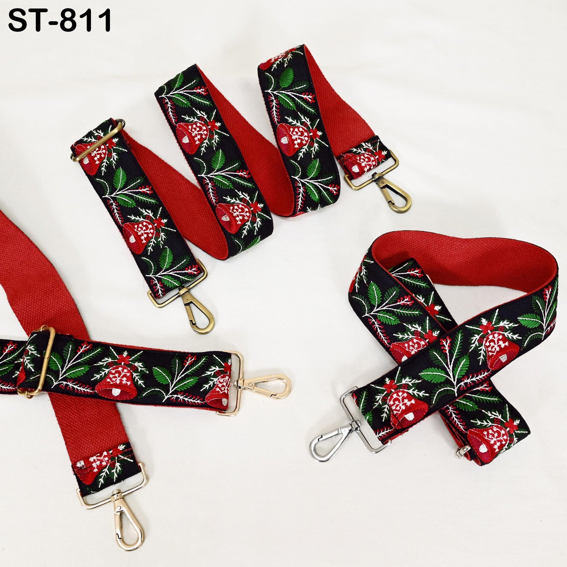Embroidered Purse Strap Crossbody Strap for Purses Handbag Bag Strap Embroidery Replacement Guitar Strap Christmas Holiday Gift Daughter
