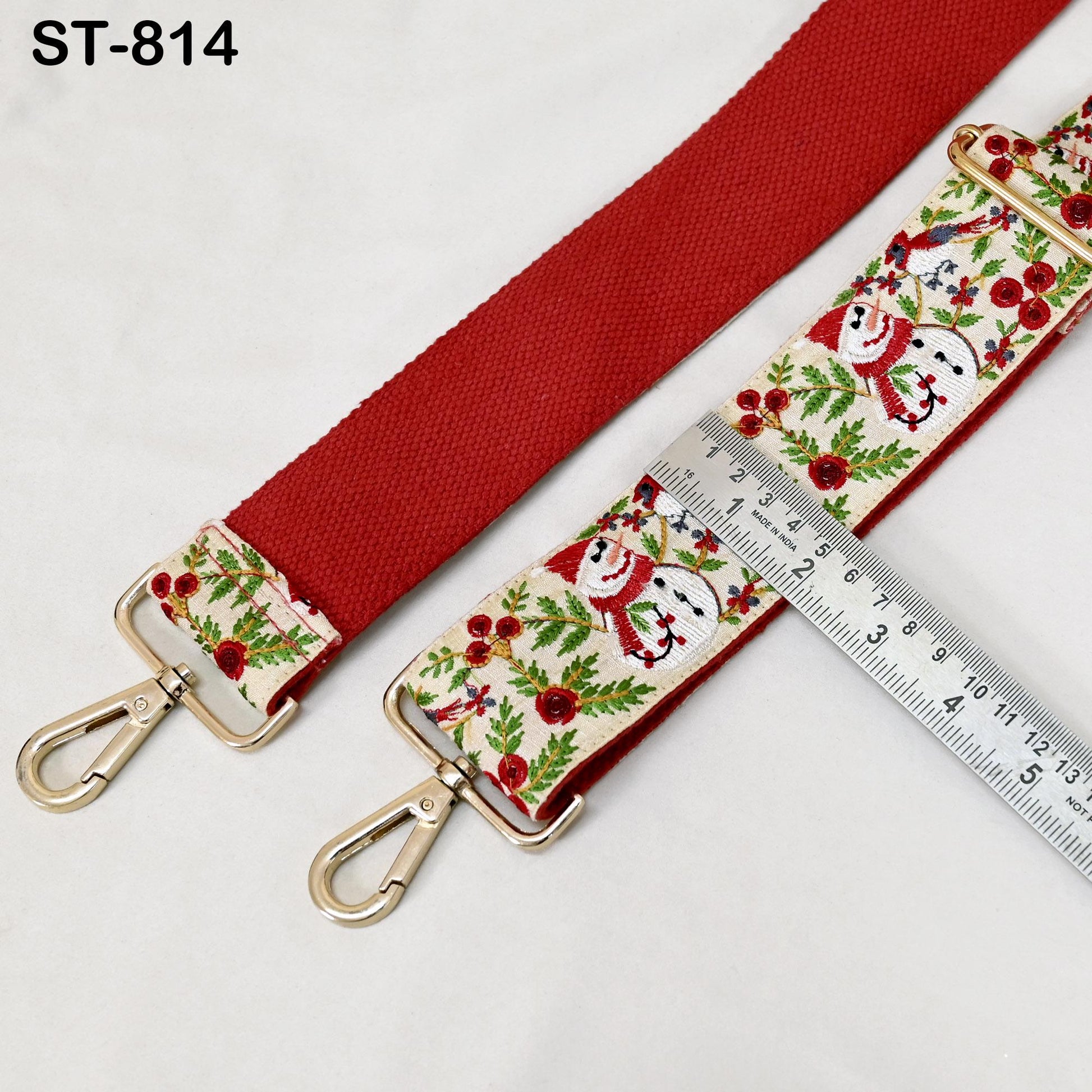 Embroidered Purse Strap Crossbody Strap for Purses Handbag Bag Strap Embroidery Replacement Guitar Strap Christmas Holiday Gift Sister Wife