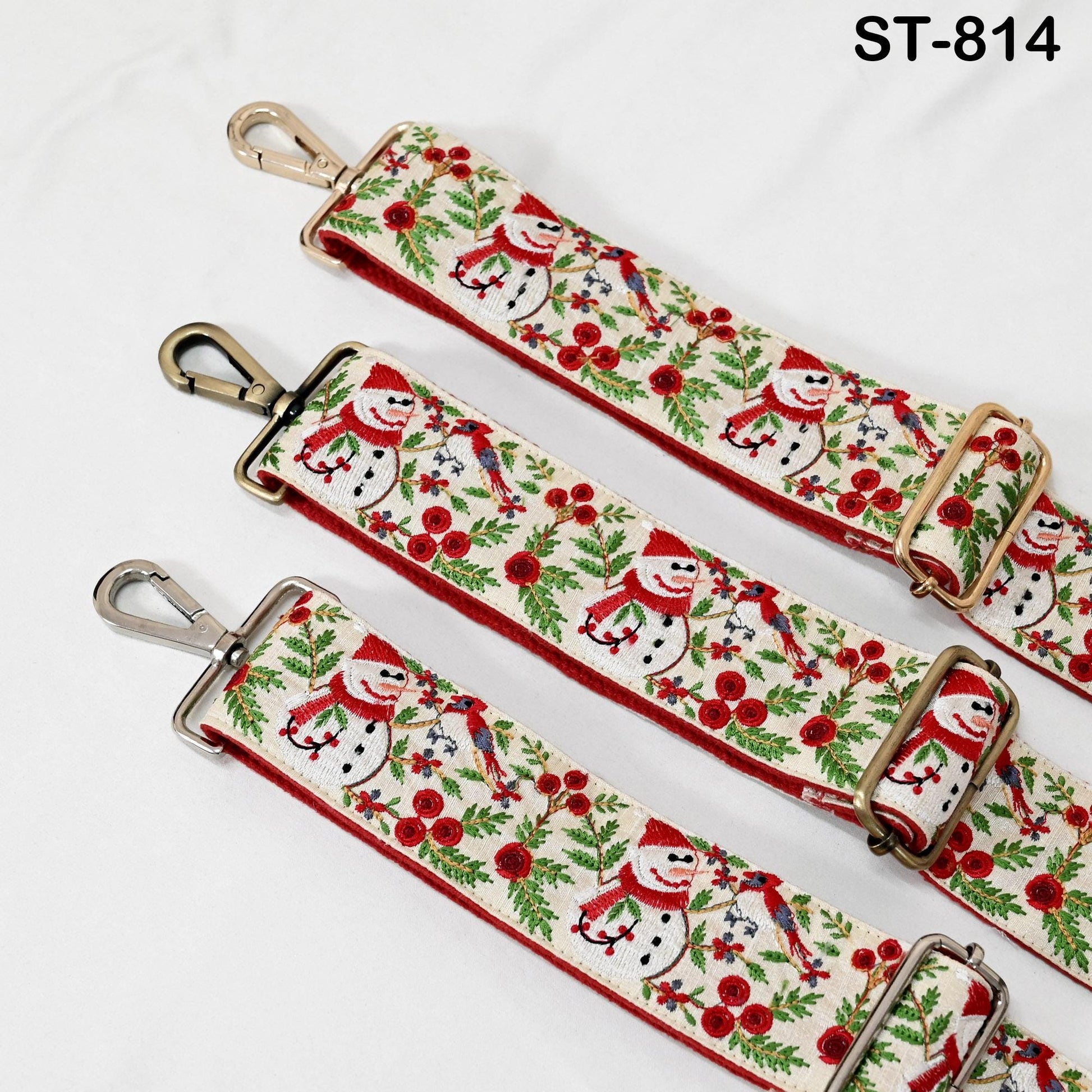 Embroidered Purse Strap Crossbody Strap for Purses Handbag Bag Strap Embroidery Replacement Guitar Strap Christmas Holiday Gift Sister Wife
