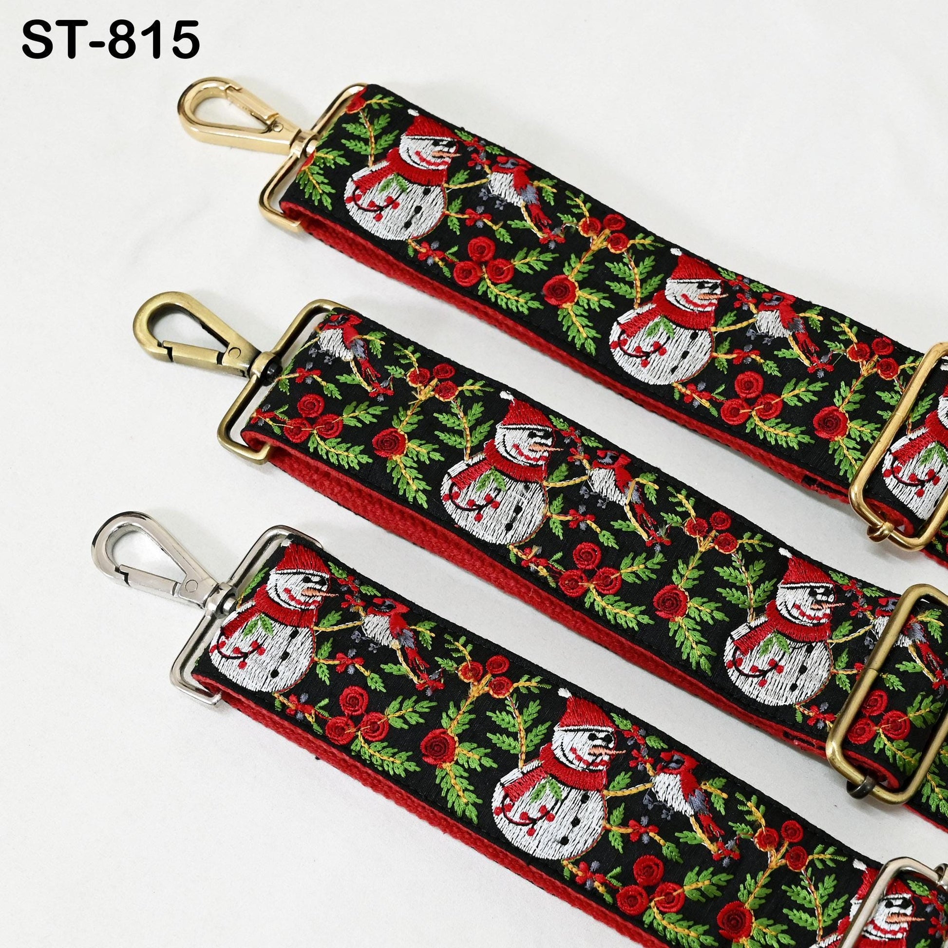 Embroidered Crossbody Strap for Purses Handbag Messanger Bag Strap Embroidery Replacement Guitar Strap Christmas Holiday Gift Sister Friend