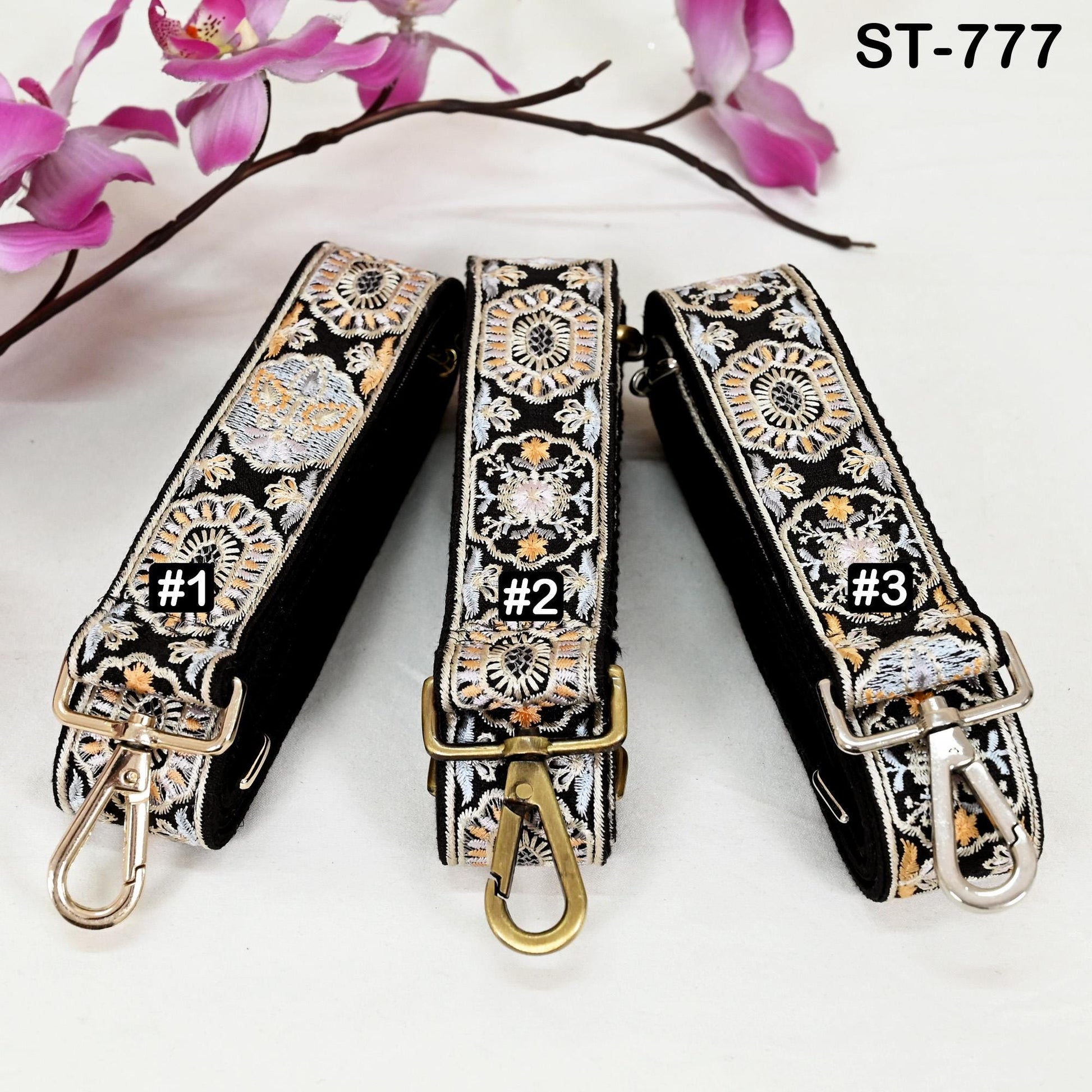 Gift for Mother Embroidery Replacement Strap Purse Strap Crossbody Strap for Purses Embroidered Boho Bag Strap Guitar Strap Handbag Strap