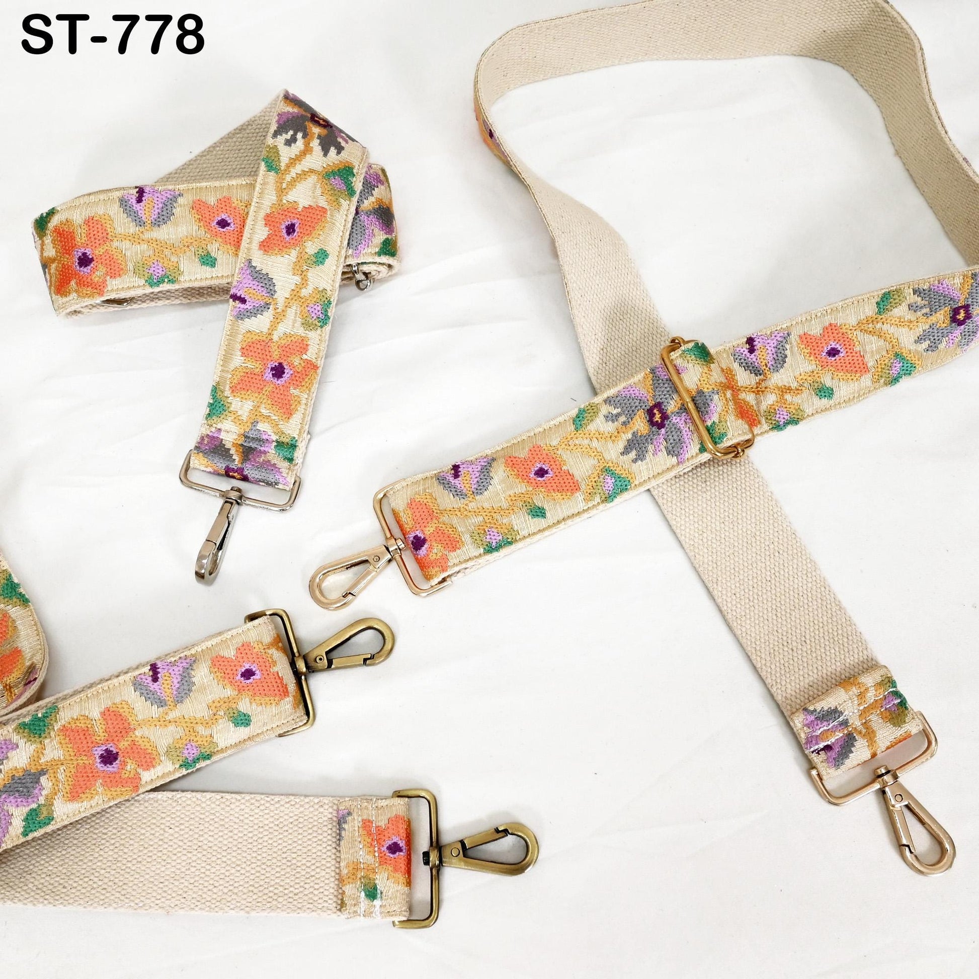 Replacement Handbag Boho Bag Strap Embroidered Camera Strap Crossbody Strap for Purses Embroidery Adjustable Guitar Strap Gift for Mother
