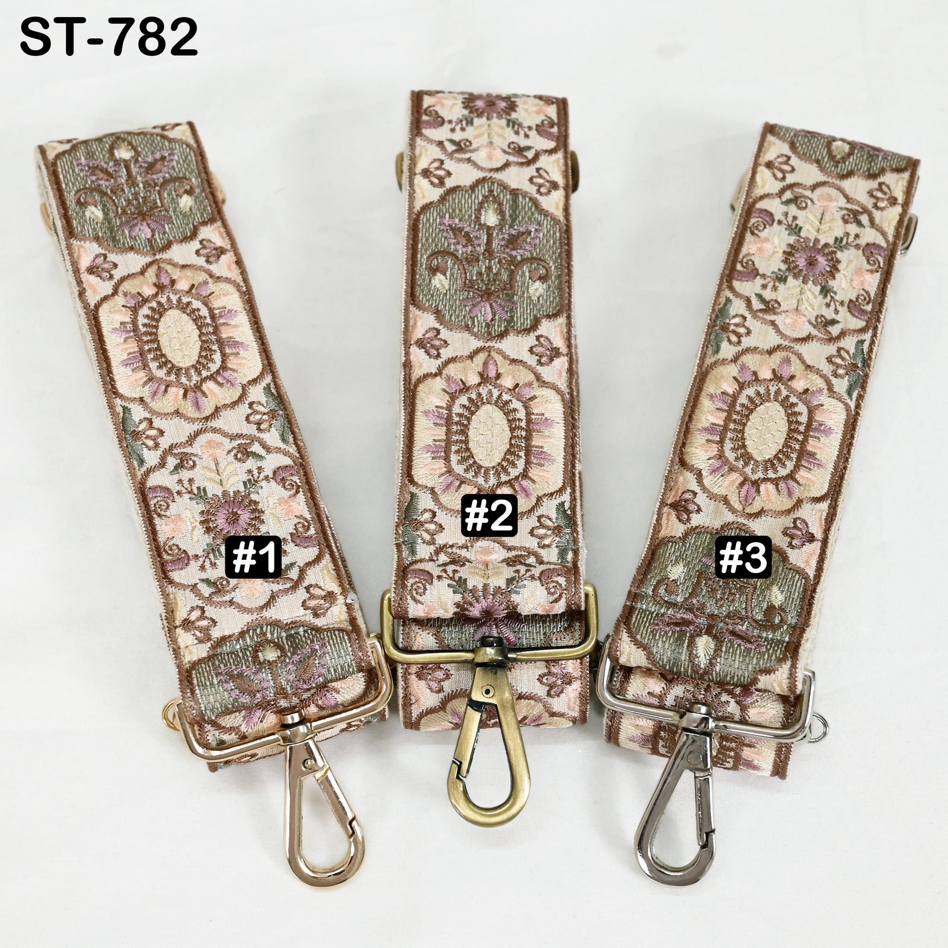Embroidered Purse Strap Crossbody Strap for Purses Handbag Boho Bag Strap Floral Embroidery Replacement Strap Boho Guitar Strap Gift for Mom
