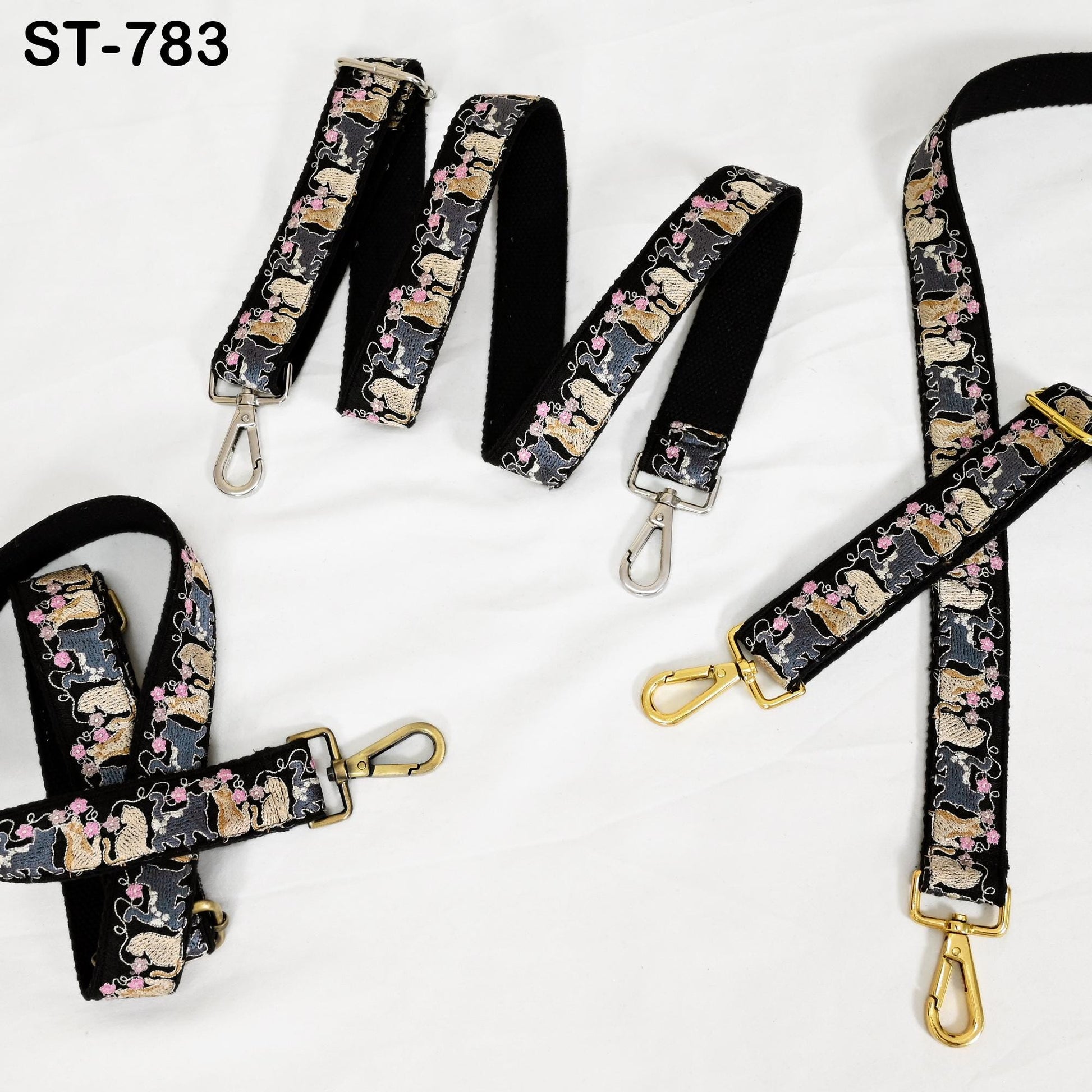 Embroidered Replacement Purse Strap Crossbody Strap for Purses Boho Bags Strap Embroidery Strap Boho Guitar Strap Handbag Strap gift for her