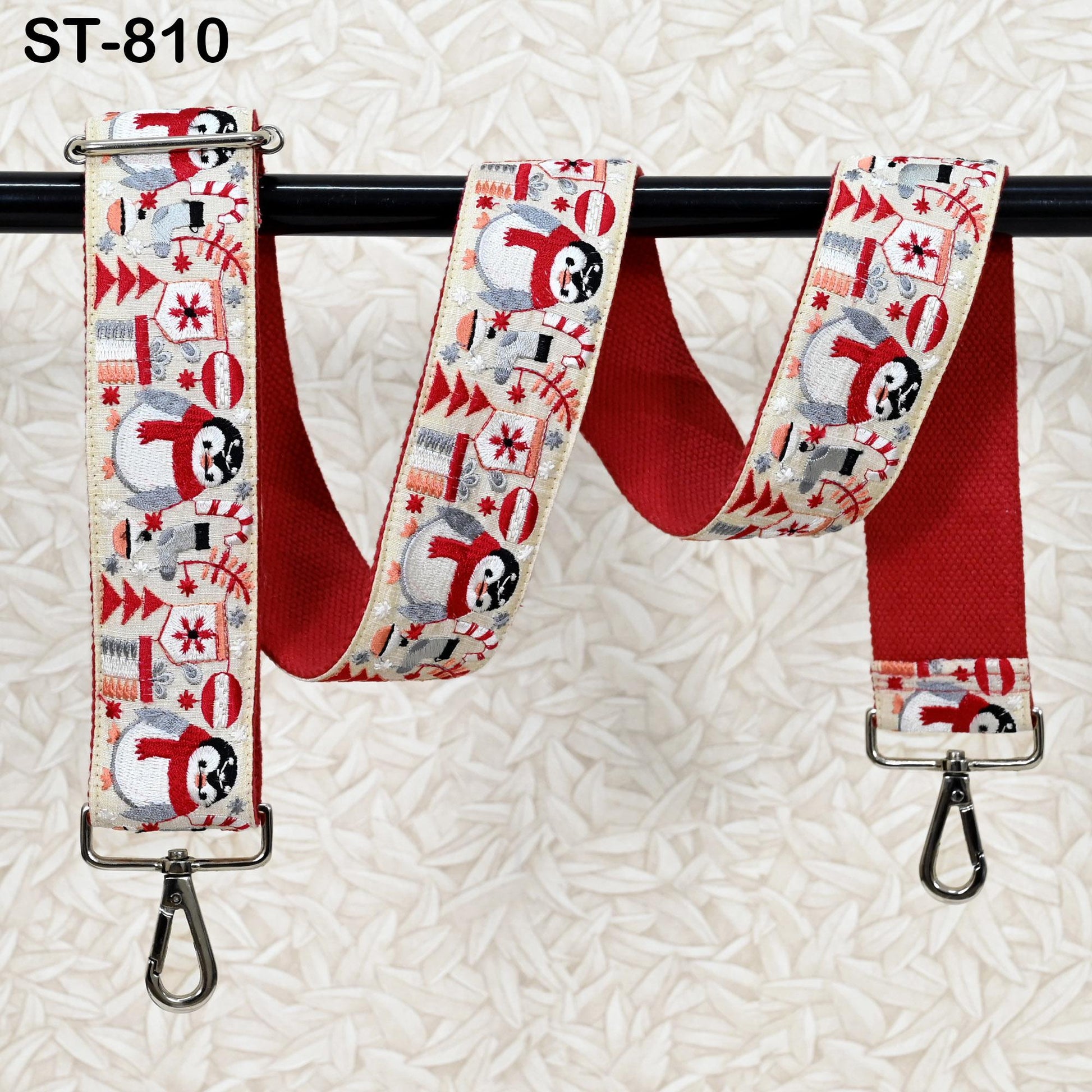 Embroidered Purse Strap Crossbody Strap for Purses Handbag Bag Strap Embroidery Replacement Guitar Strap Christmas Holiday Gift Sister Mom