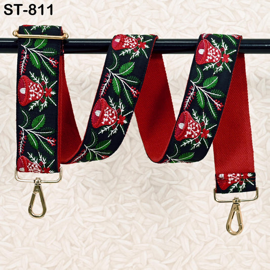 Embroidered Purse Strap Crossbody Strap for Purses Handbag Bag Strap Embroidery Replacement Guitar Strap Christmas Holiday Gift Daughter