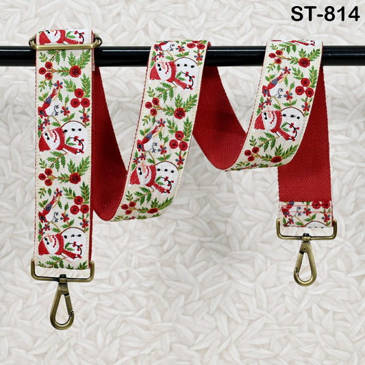 Embroidered Purse Strap Crossbody Strap for Purses Handbag Bag Strap Embroidery Replacement Guitar Strap Christmas Holiday Gift Sister Wife