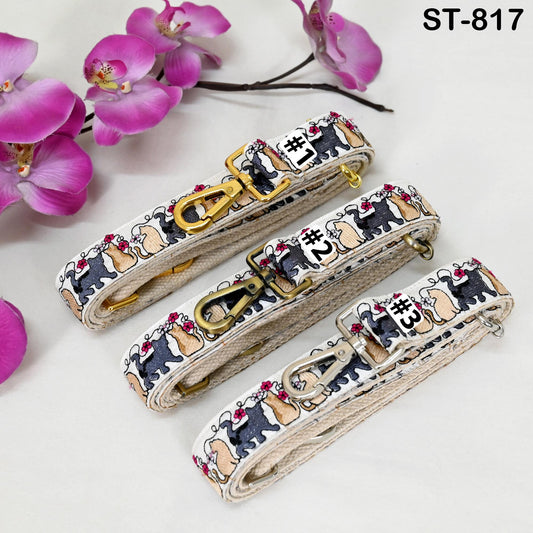 Embroidered Purse Strap Crossbody Strap for Purses Gift for Mom Boho Bags Strap Embroidery Replacement Strap Guitar Strap Handbag Strap