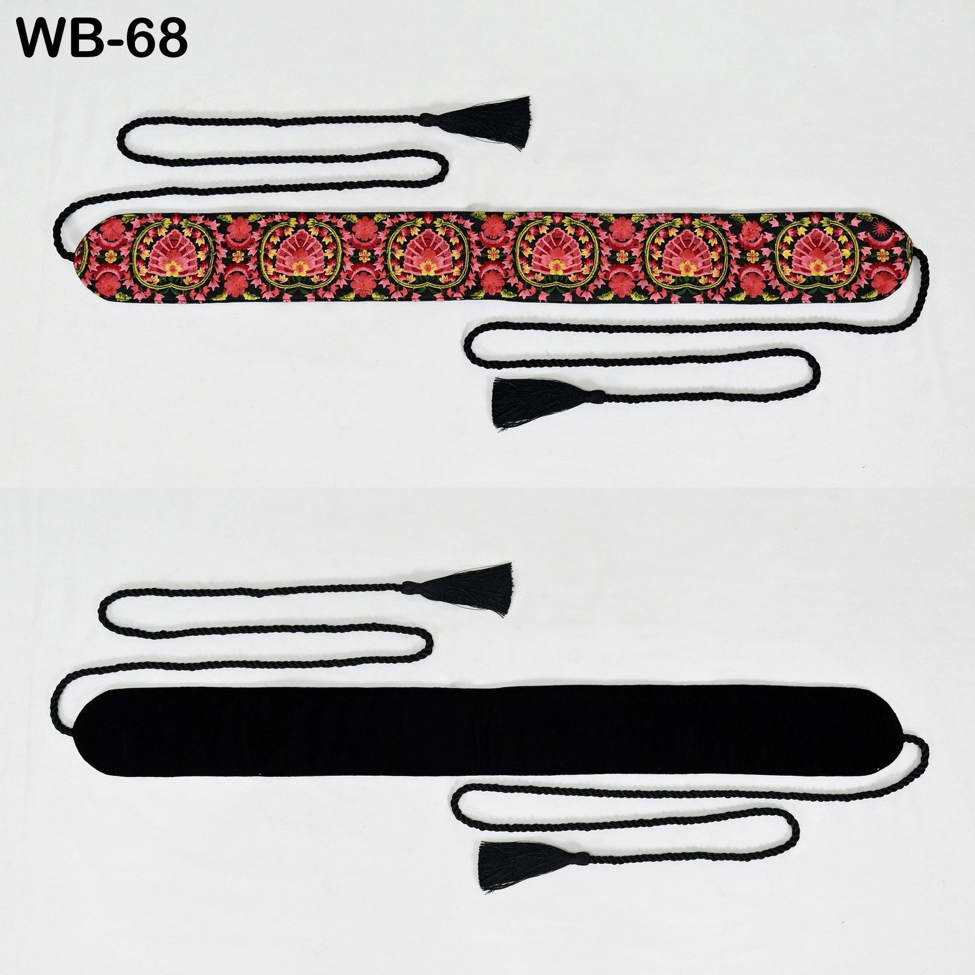 Red Reversible Embroidery Fabric Belt Gold Obi Wrap Women Sash Belt Adjustable Bohemian Ethnic Customized Summer Wedding Dress Gift Friend