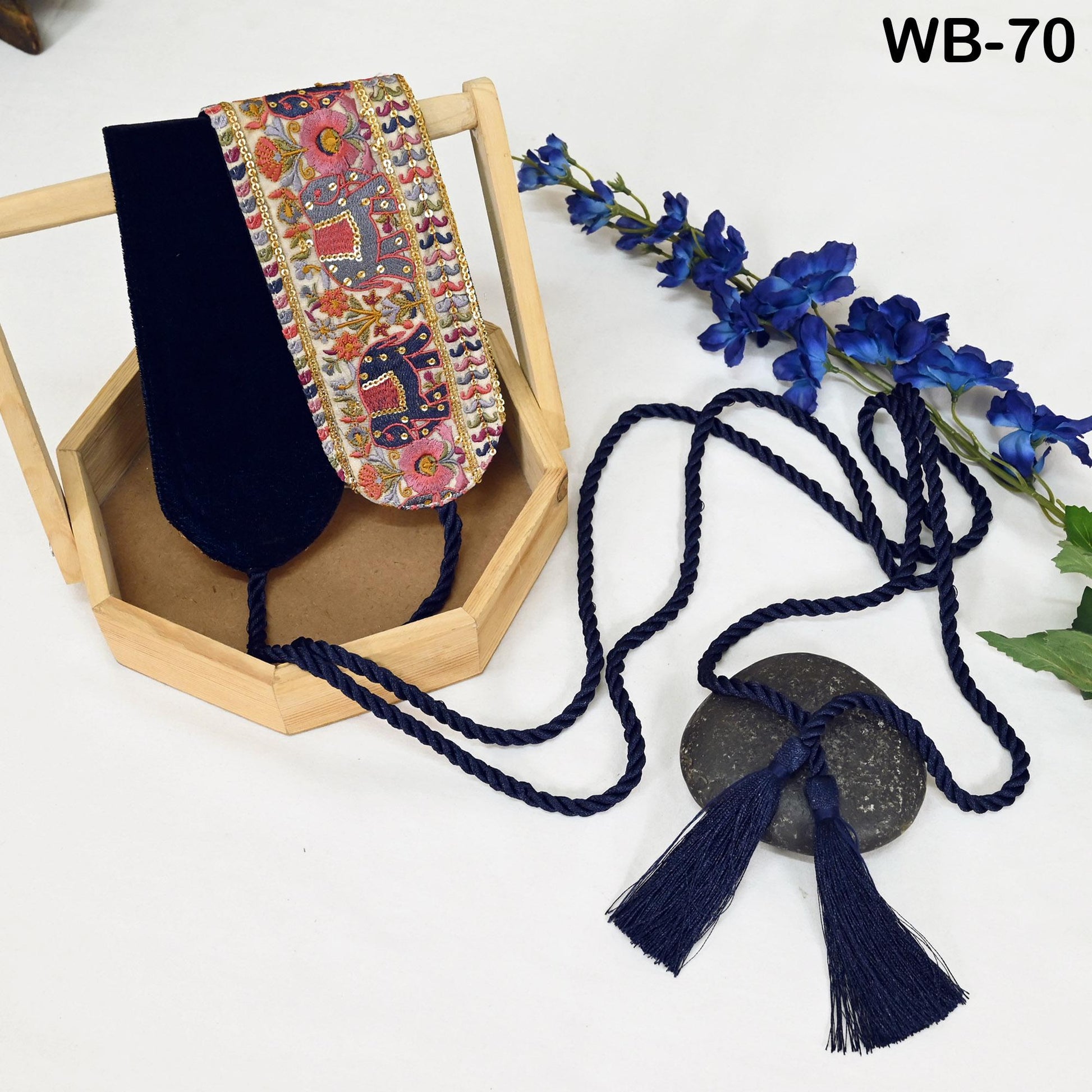 Embroidered Elephant Reversible Belt Obi Wrap Women Wedding Sash Belt Adjustable Bohemian Ethnic Customized Summer Dresses Christmas Gift