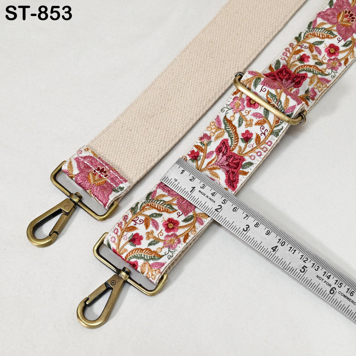 Adjustable Embroidered Boho Bag Strap, Replacement Crossbody Guitar Strap Gift for Daughter