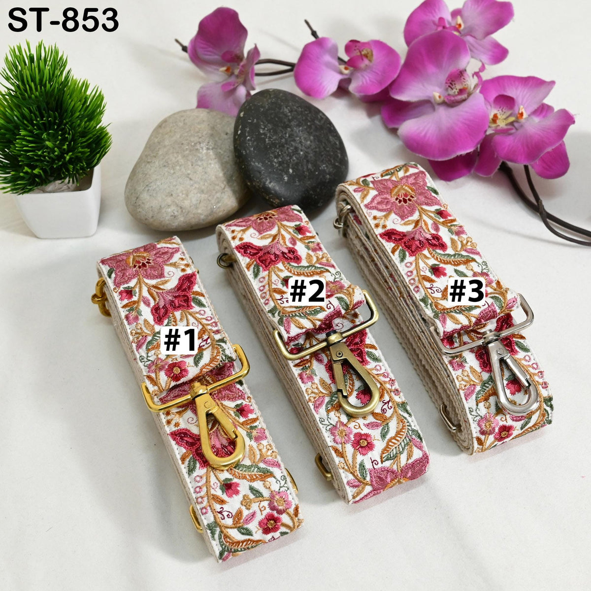 Adjustable Embroidered Boho Bag Strap, Replacement Crossbody Guitar Strap Gift for Daughter